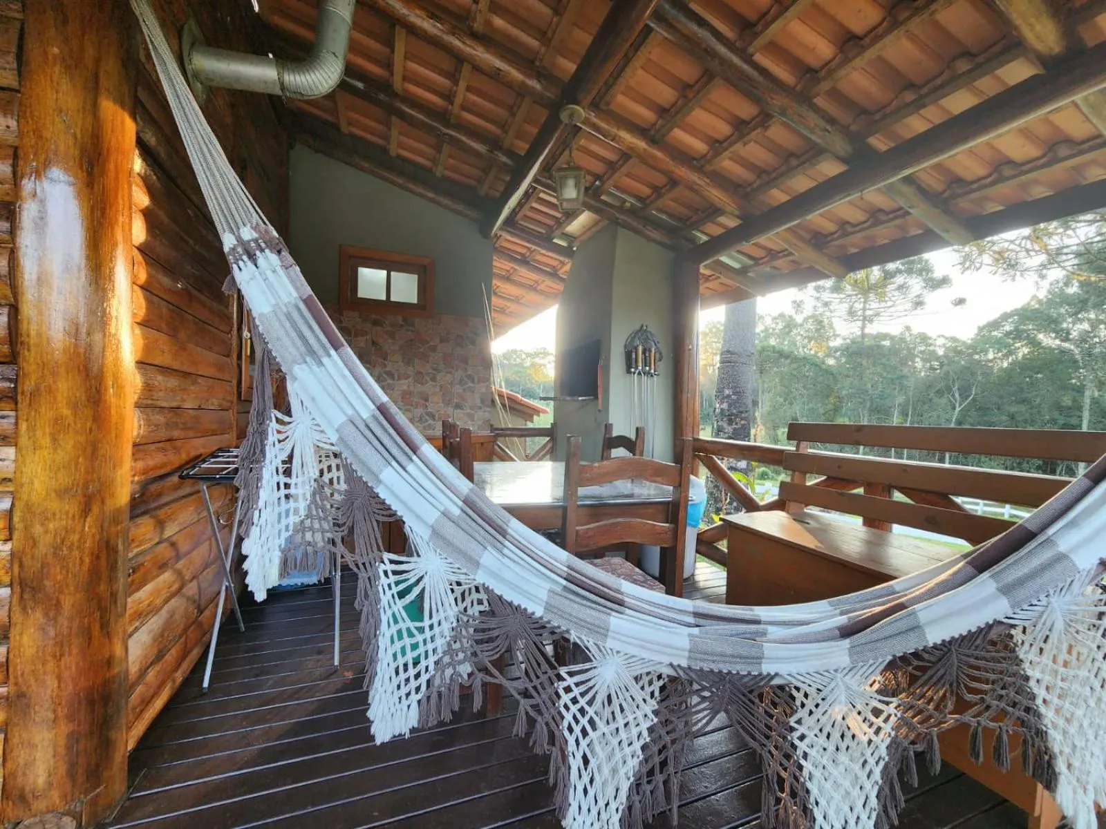 Patio in Pousada Recanto dos Pôneis Rio Rufino Urubici