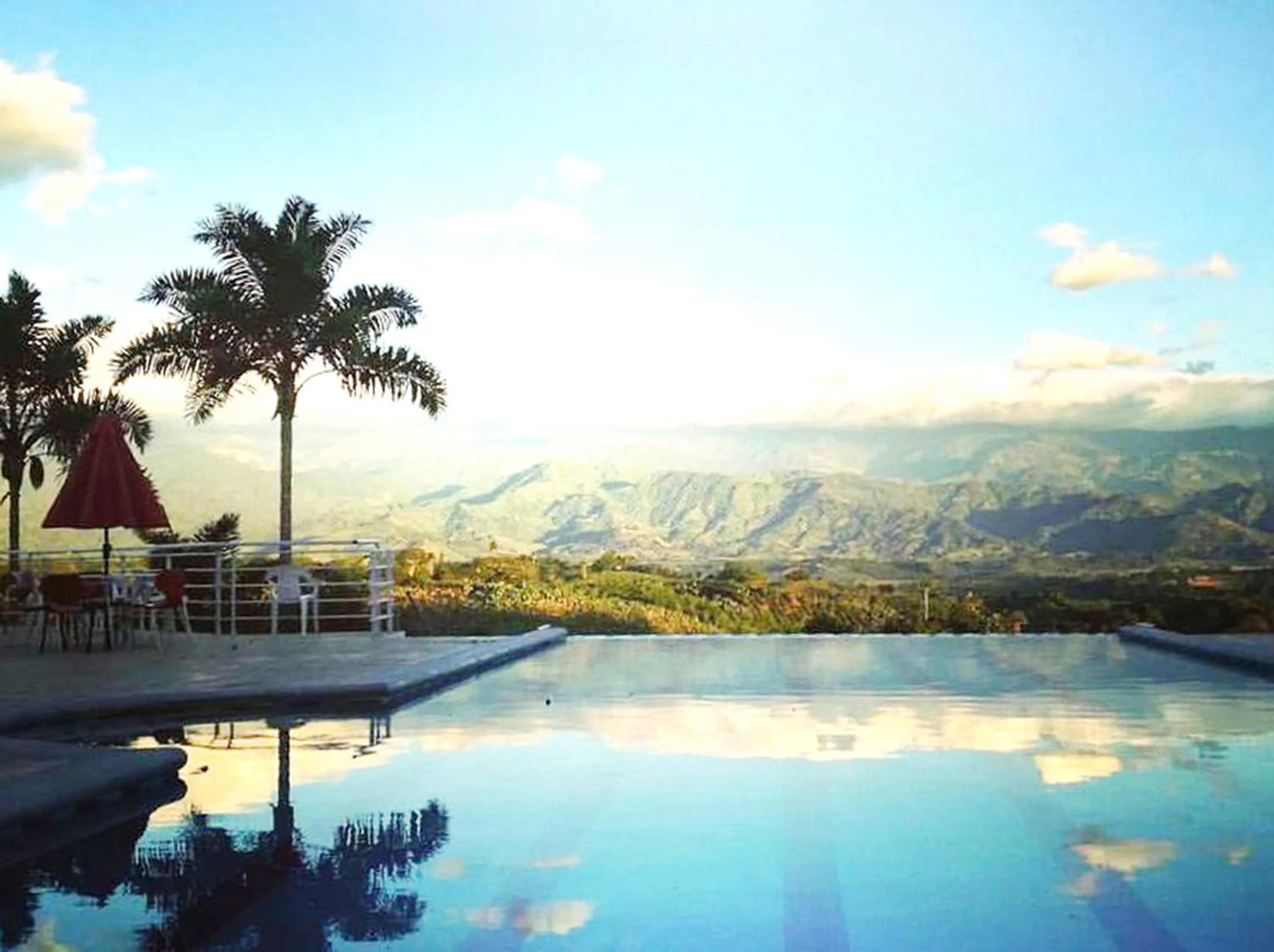 Pool view in Hotel Mirador Las Palmas