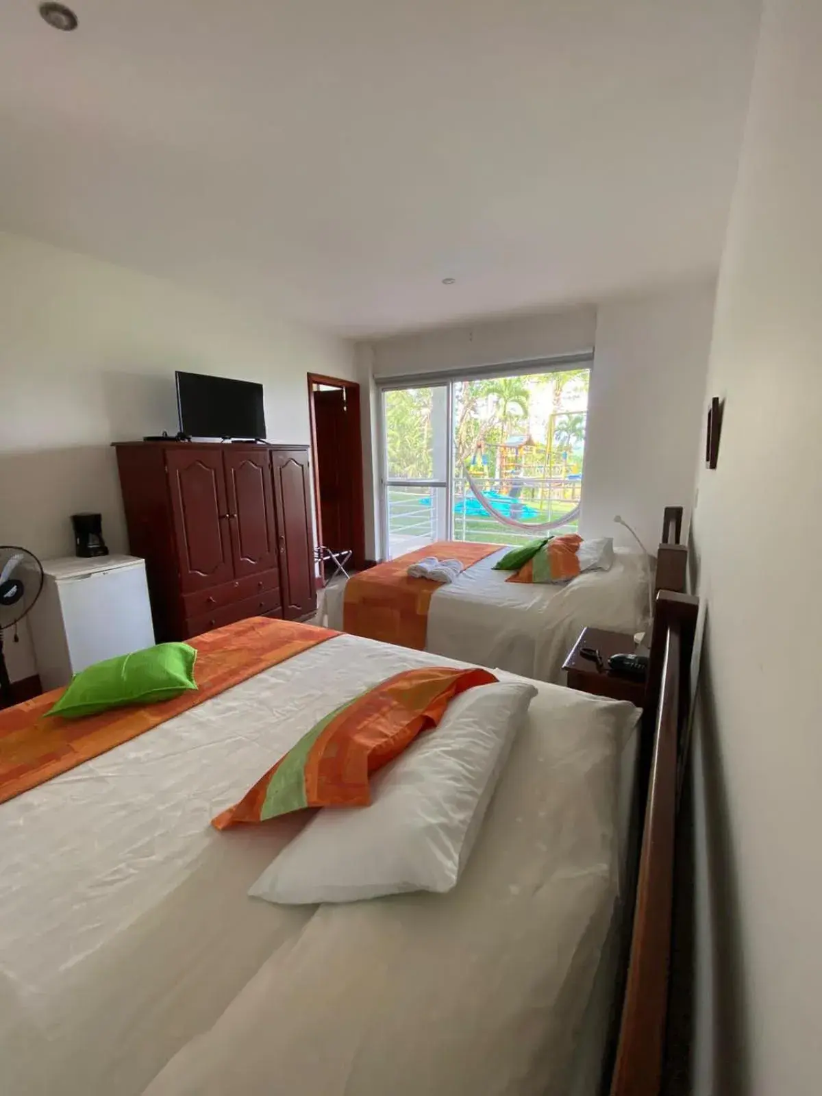 Double Room with Two Double Beds in Hotel Mirador Las Palmas Double Room with Two Double Beds in Hotel Mirador Las Palmas