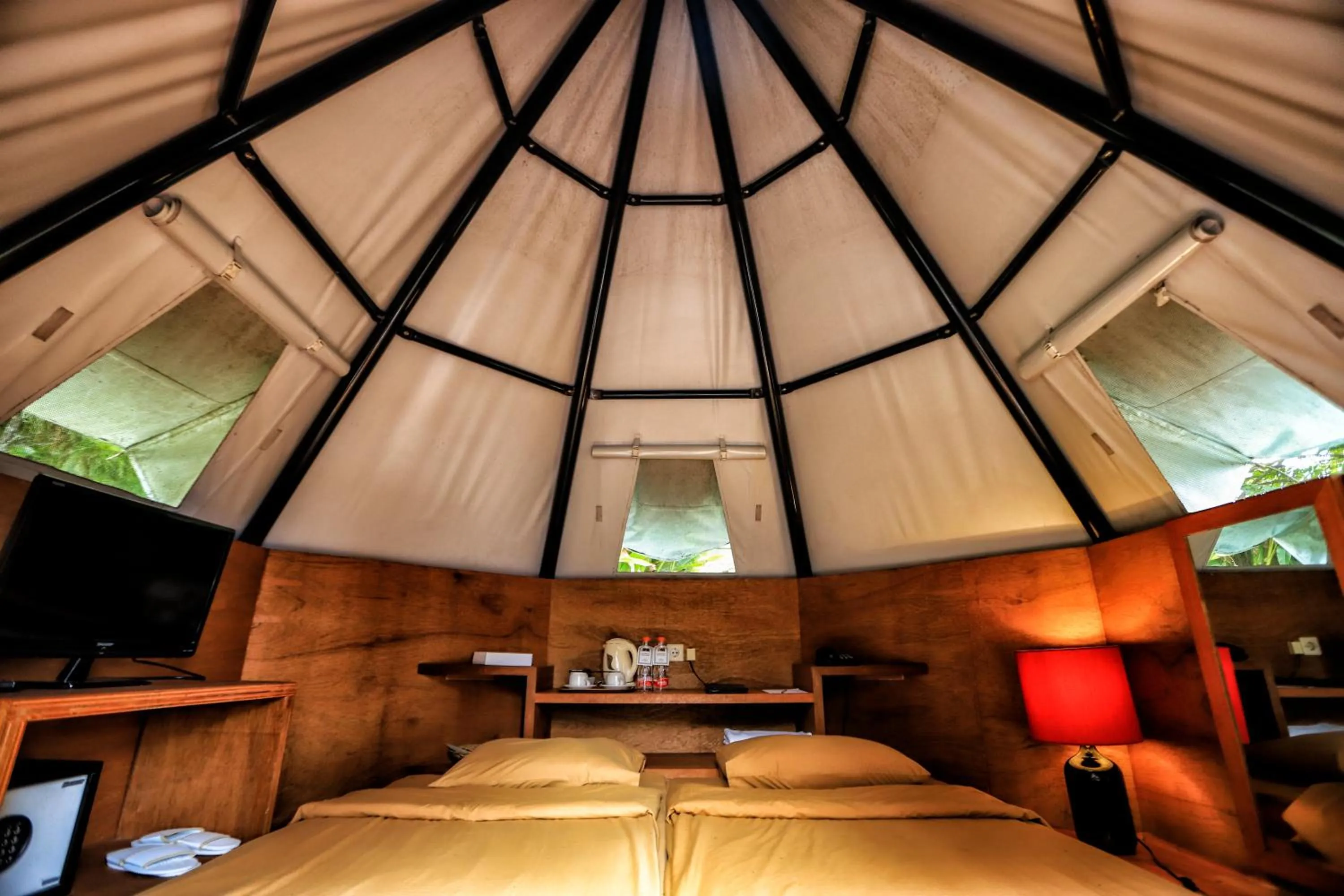 Bed in Ciwidey Valley Resort