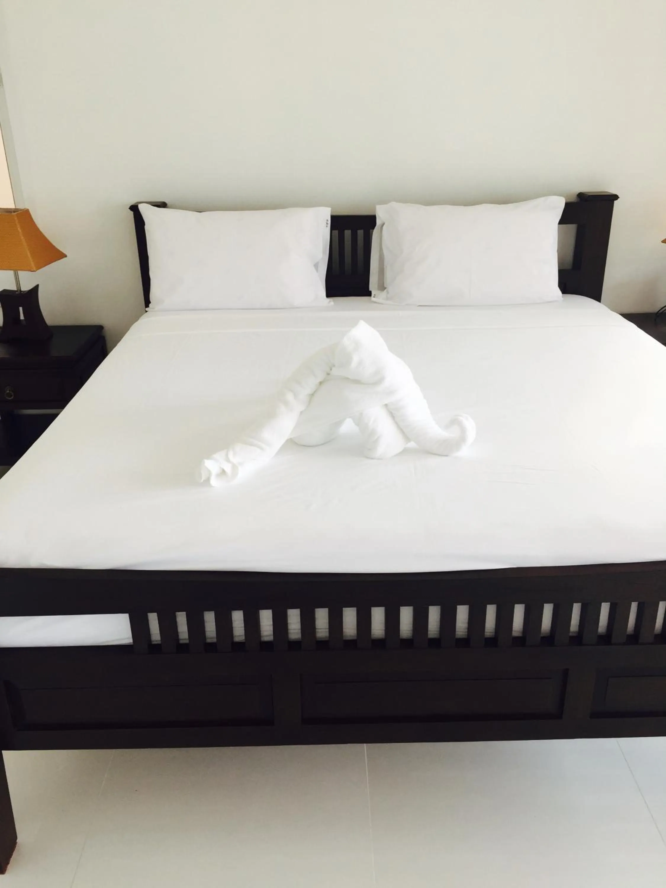 Bed in Shangrilah Bungalow