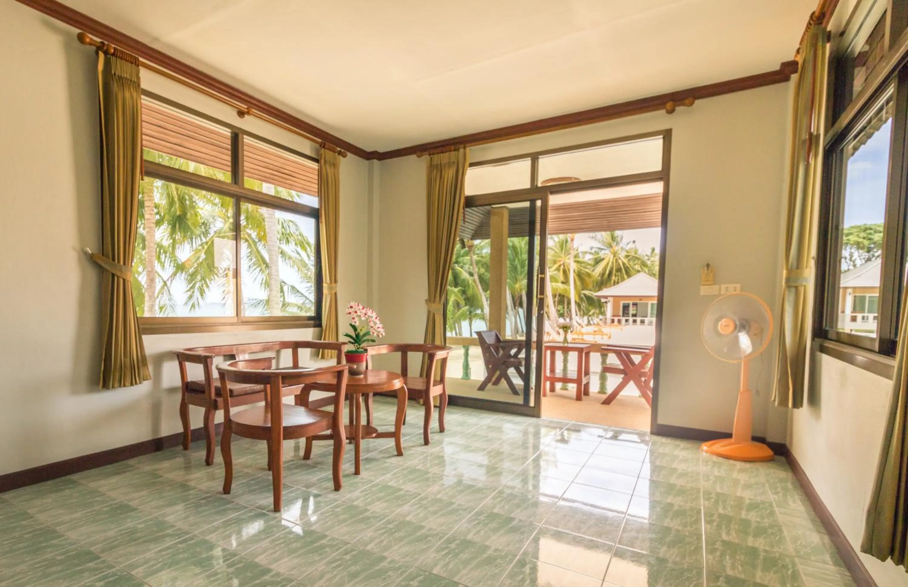 Living room in Shangrilah Bungalow