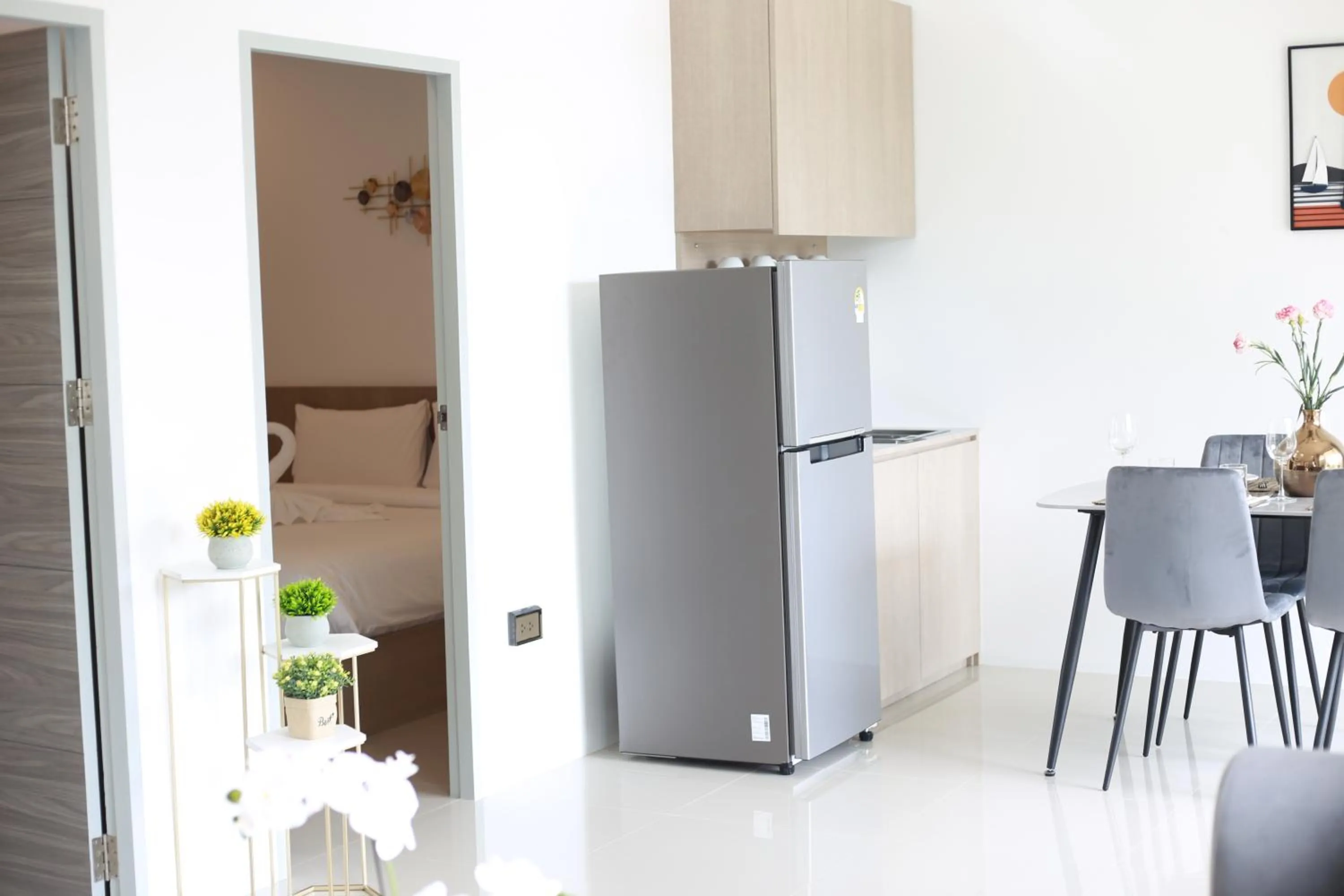 Kitchen or kitchenette in Shangrilah Bungalow