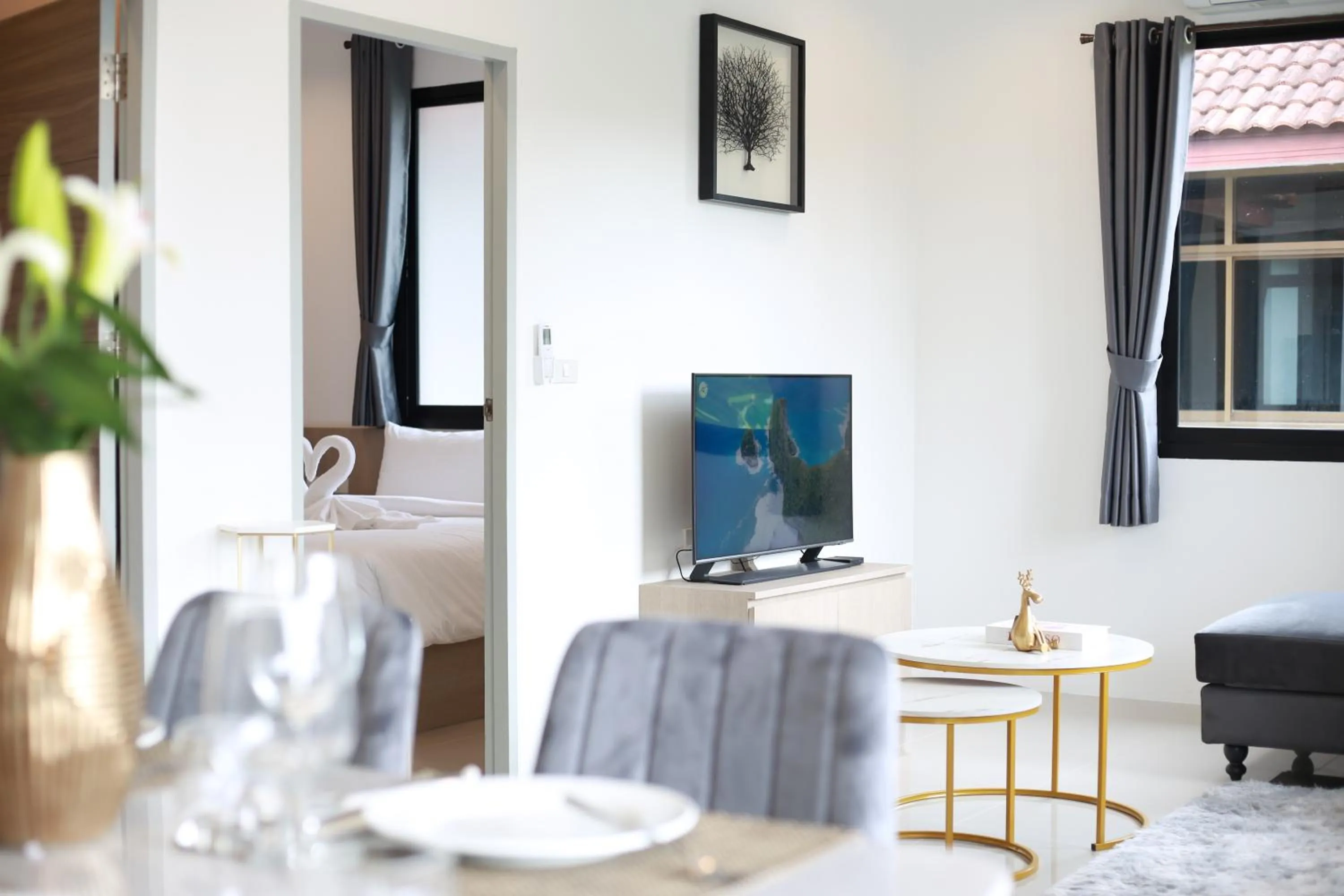 Seating area in Shangrilah Bungalow