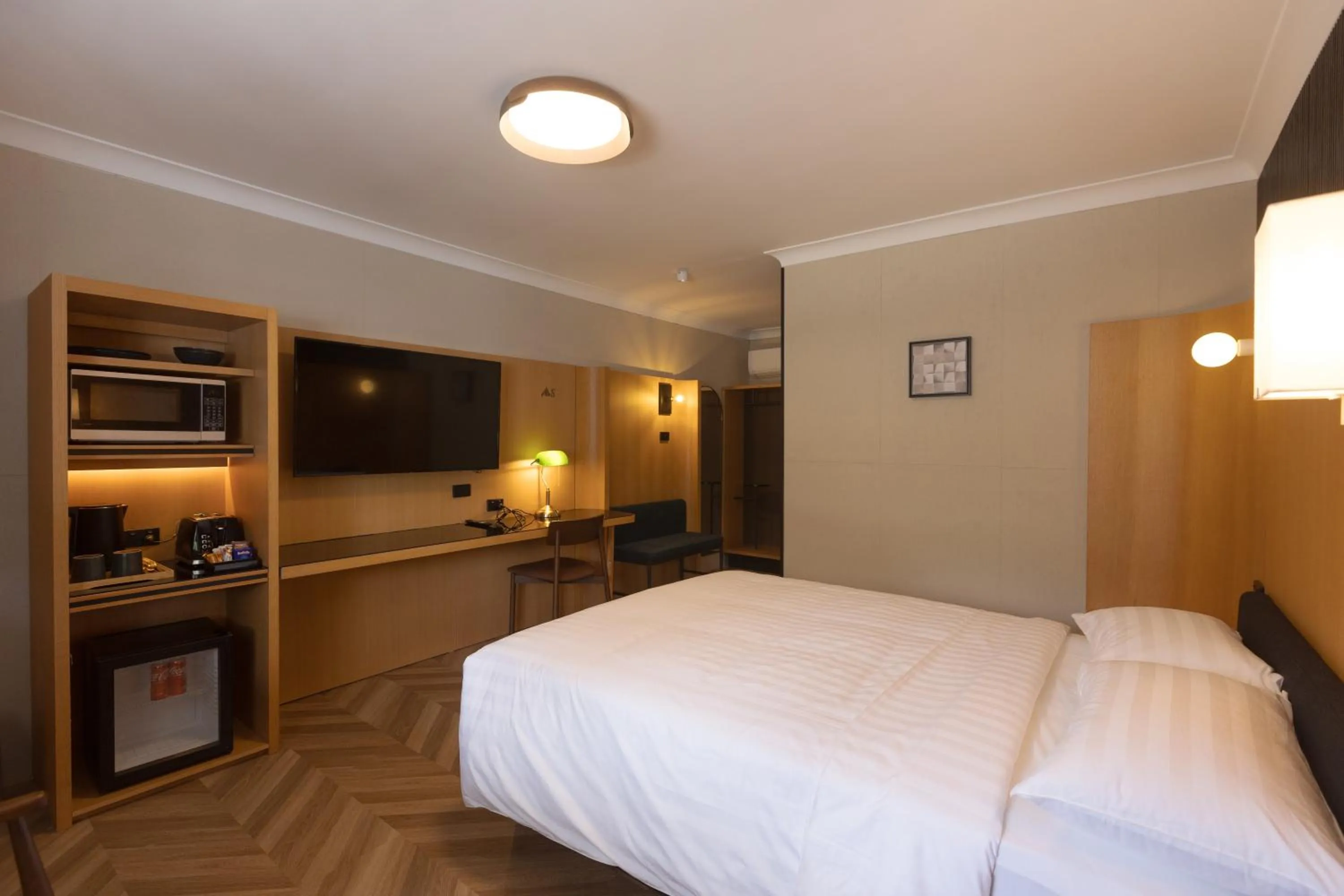 TV and multimedia, Bed in Mu S Boutique Motel "Matthew Flinders"