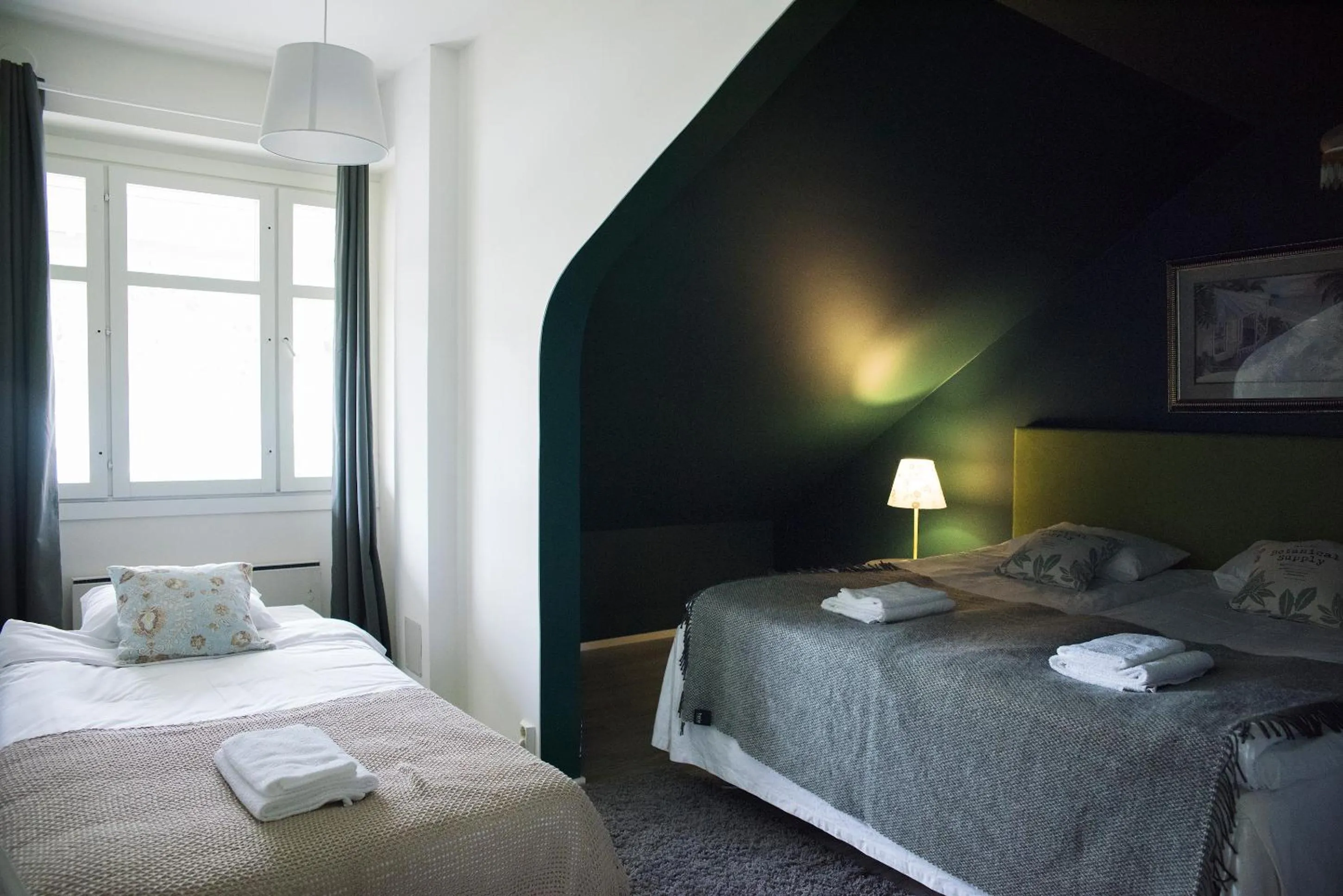 Bed in Boutique hotel Sawohouse