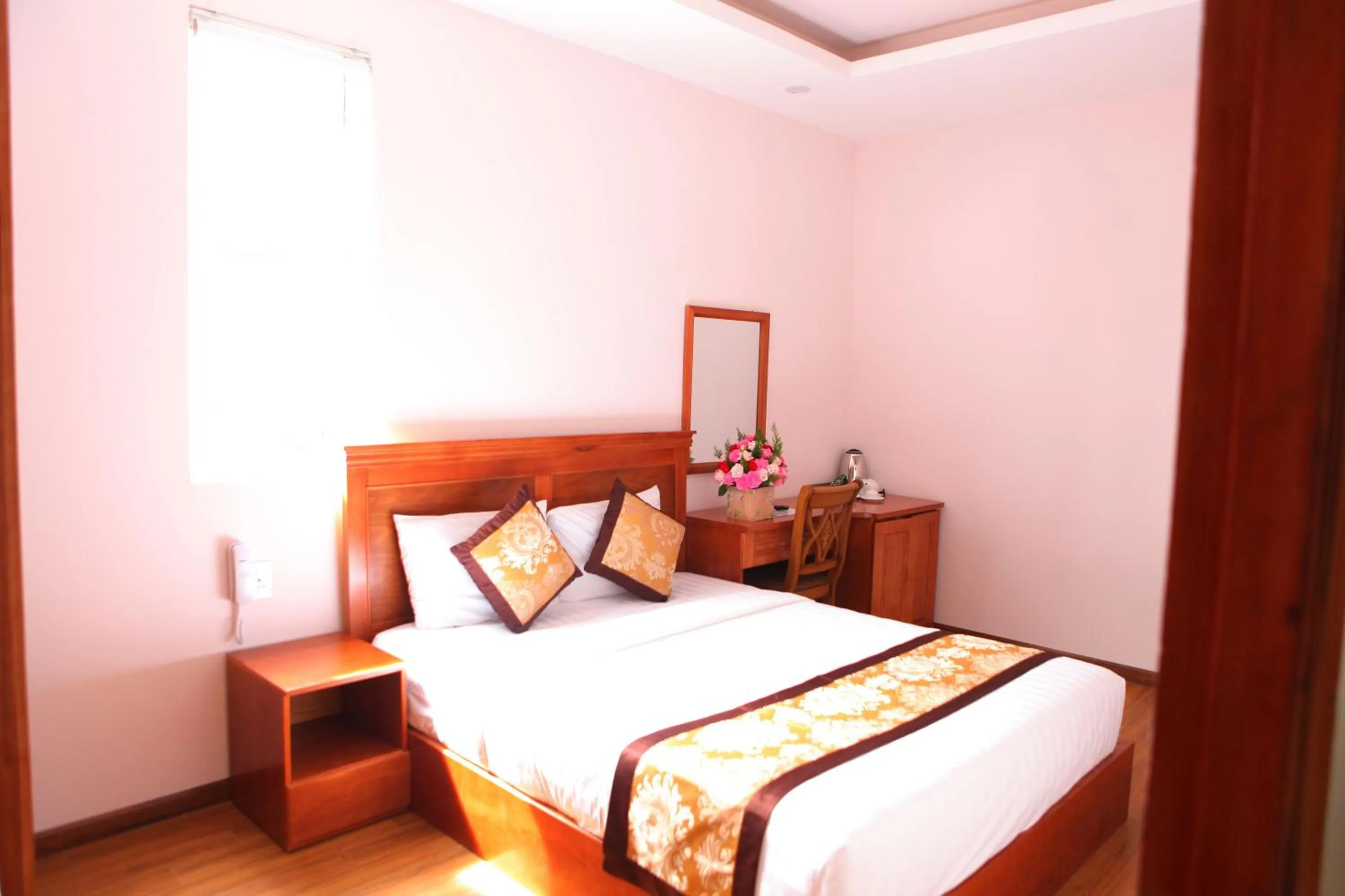 Bed in Hồng Tùng Hotel