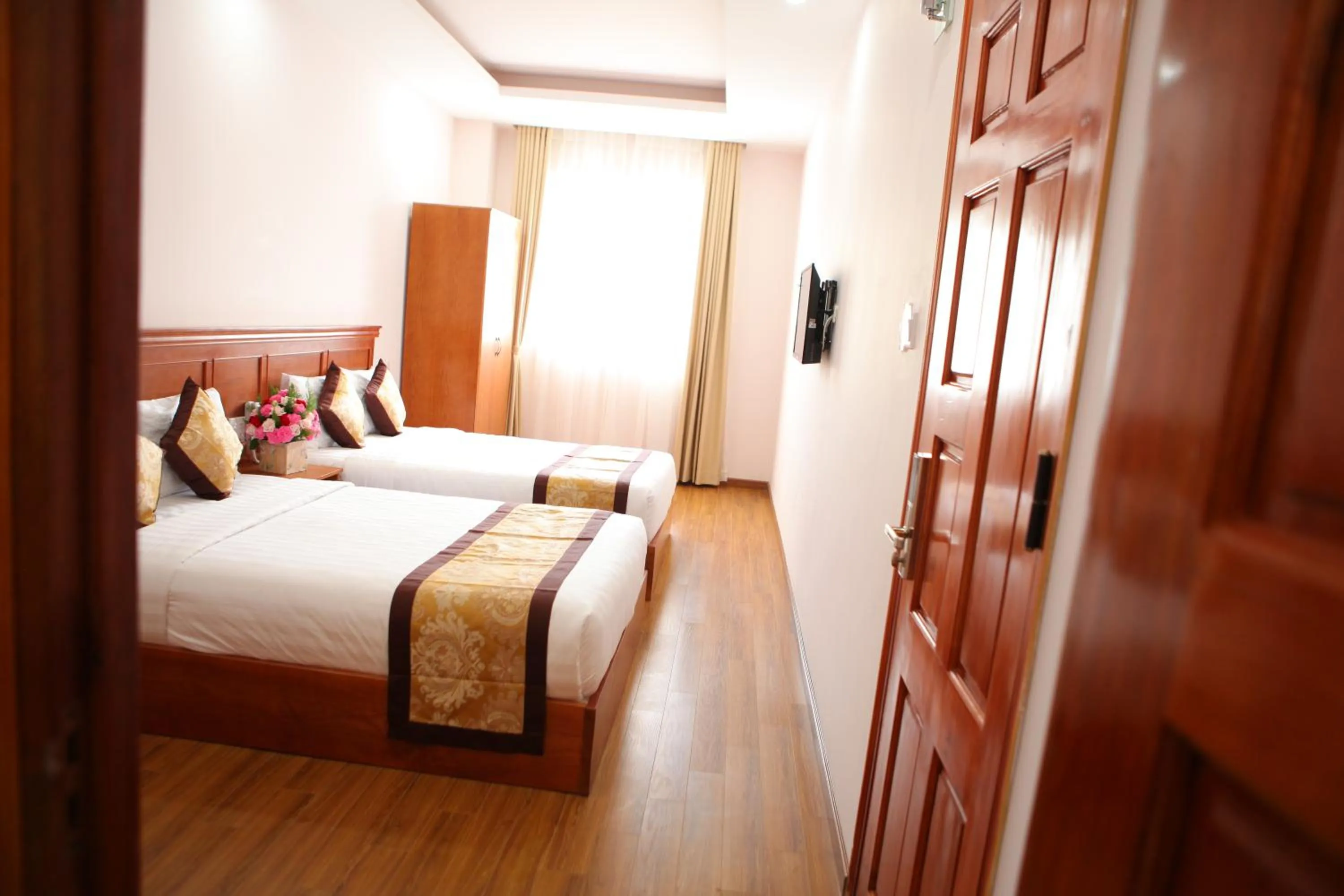 Bed in Hồng Tùng Hotel