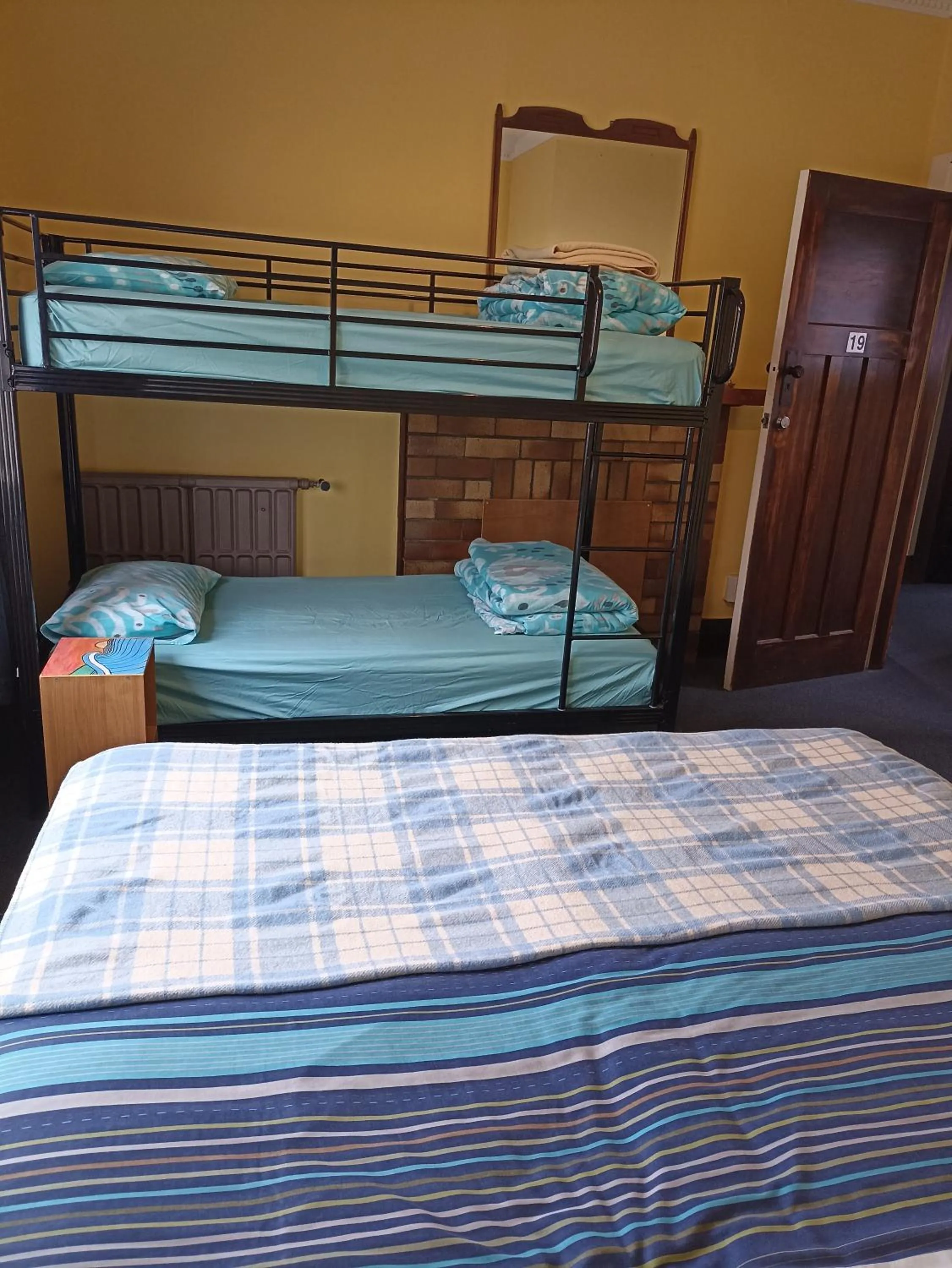 Bed in Rotorua Central Backpackers