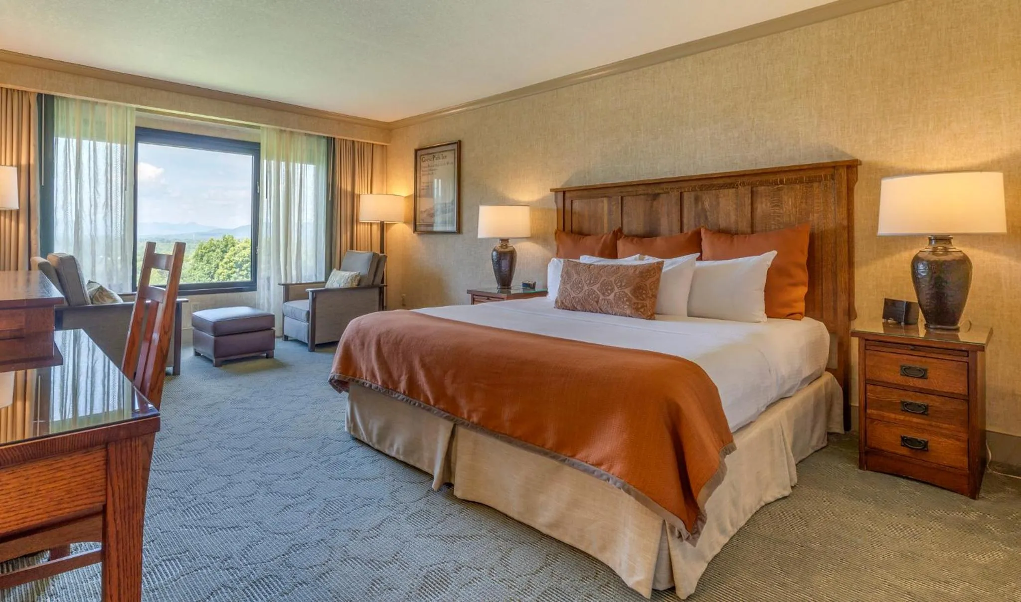 Photo of the whole room, Bed in The Omni Grove Park Inn & Spa - Asheville