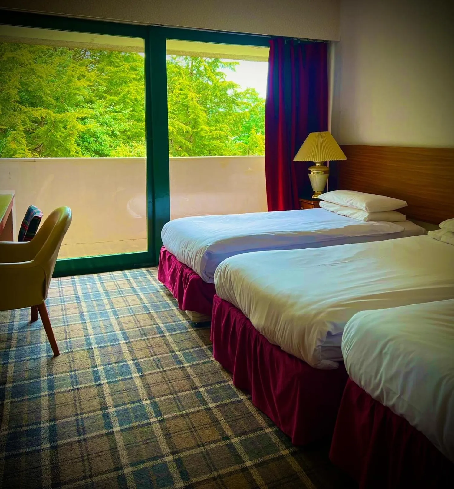 Bed in Loch Ness Lodge Hotel