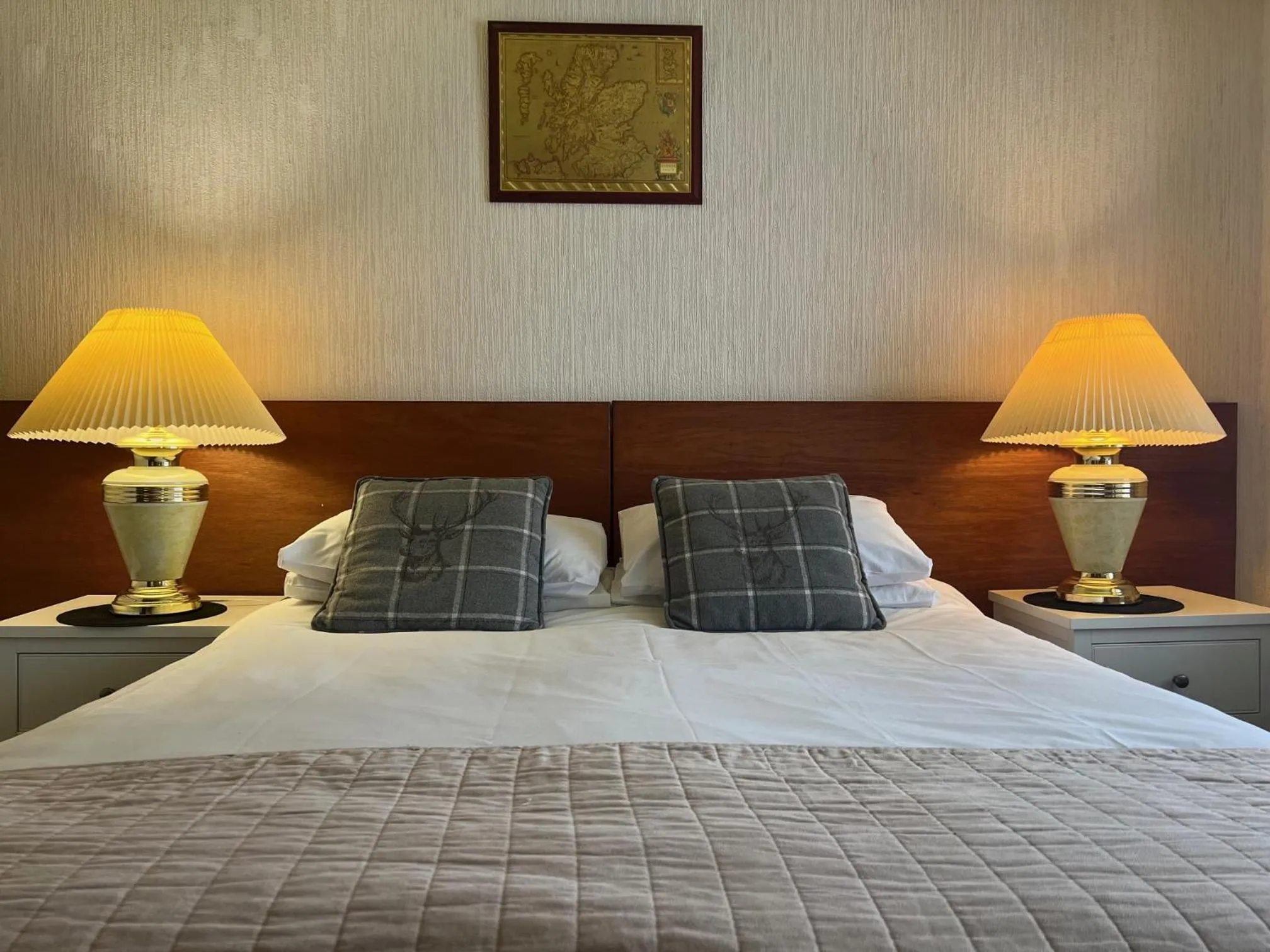 Bed in Loch Ness Lodge Hotel