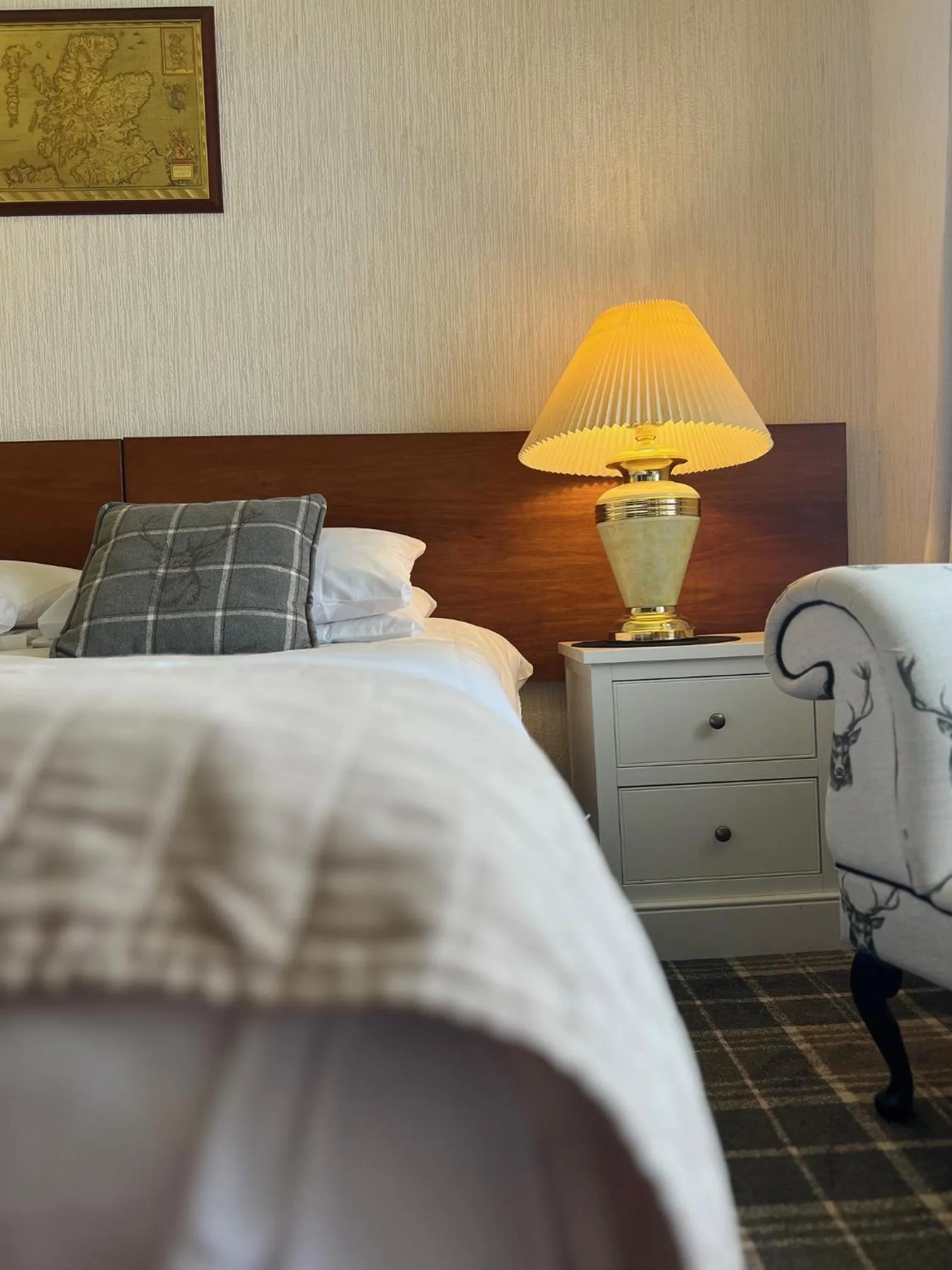 Bed in Loch Ness Lodge Hotel