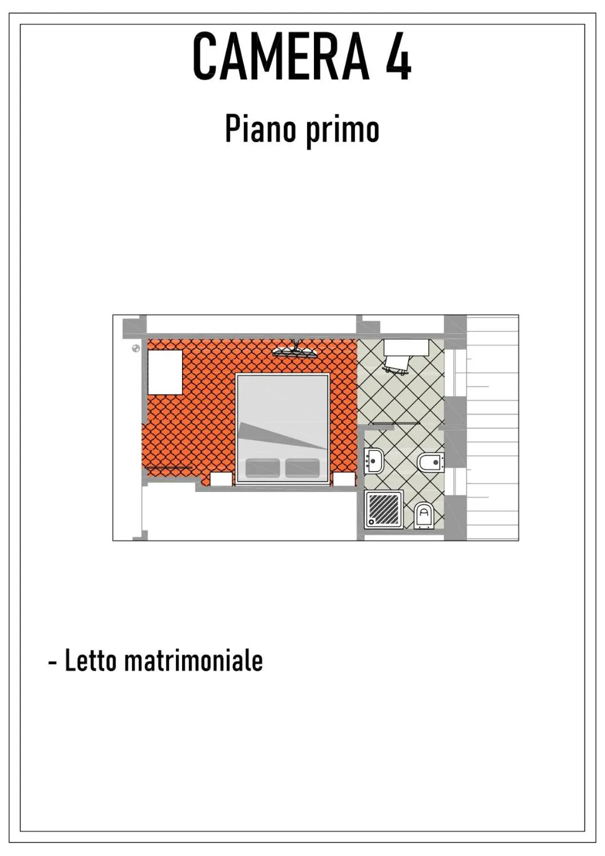 Floor plan in Acquaviva Experience B&B
