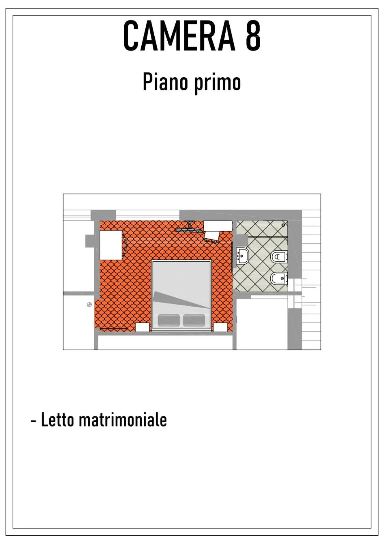 Floor plan in Acquaviva Experience B&B