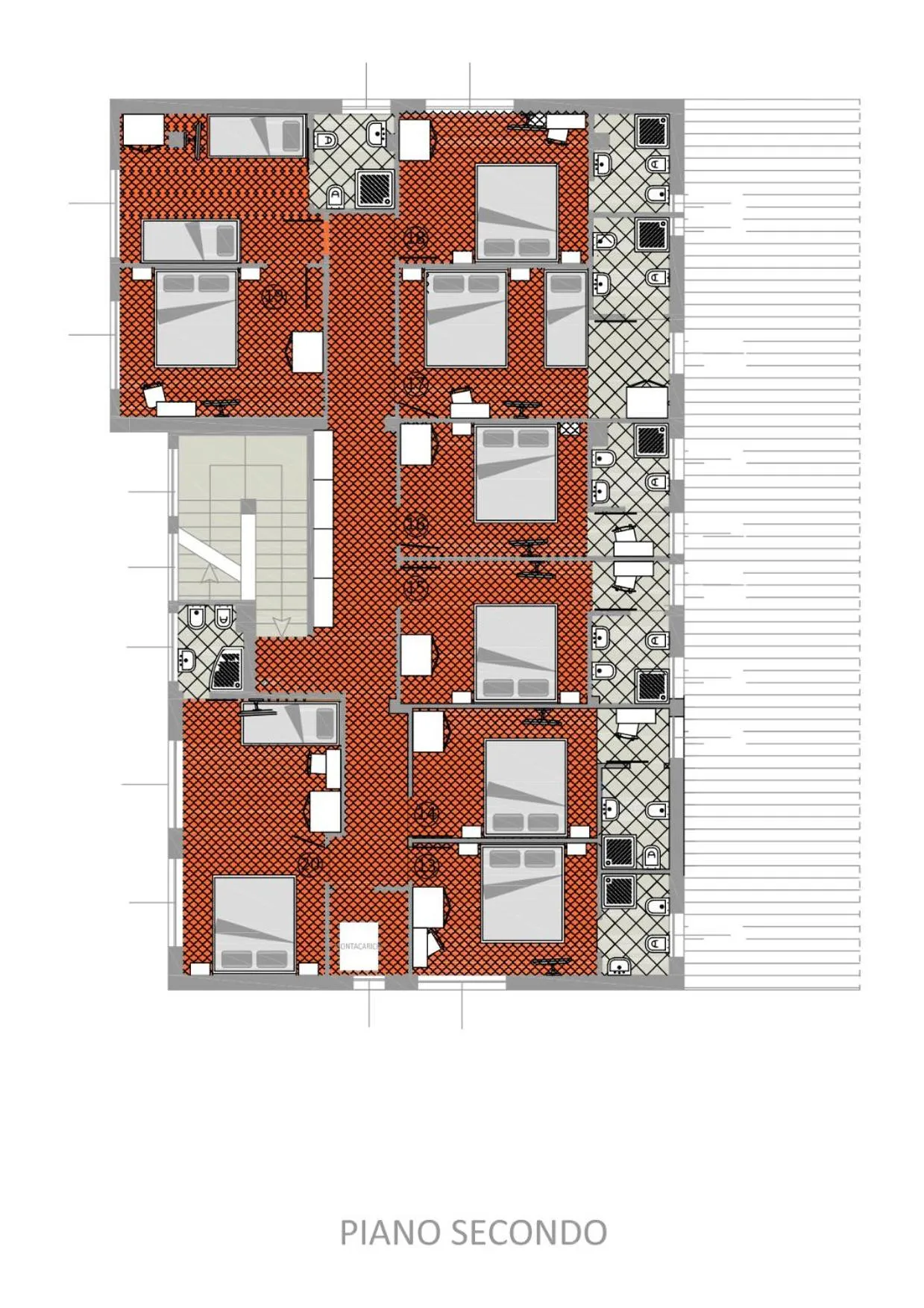 Floor plan in Acquaviva Experience B&B