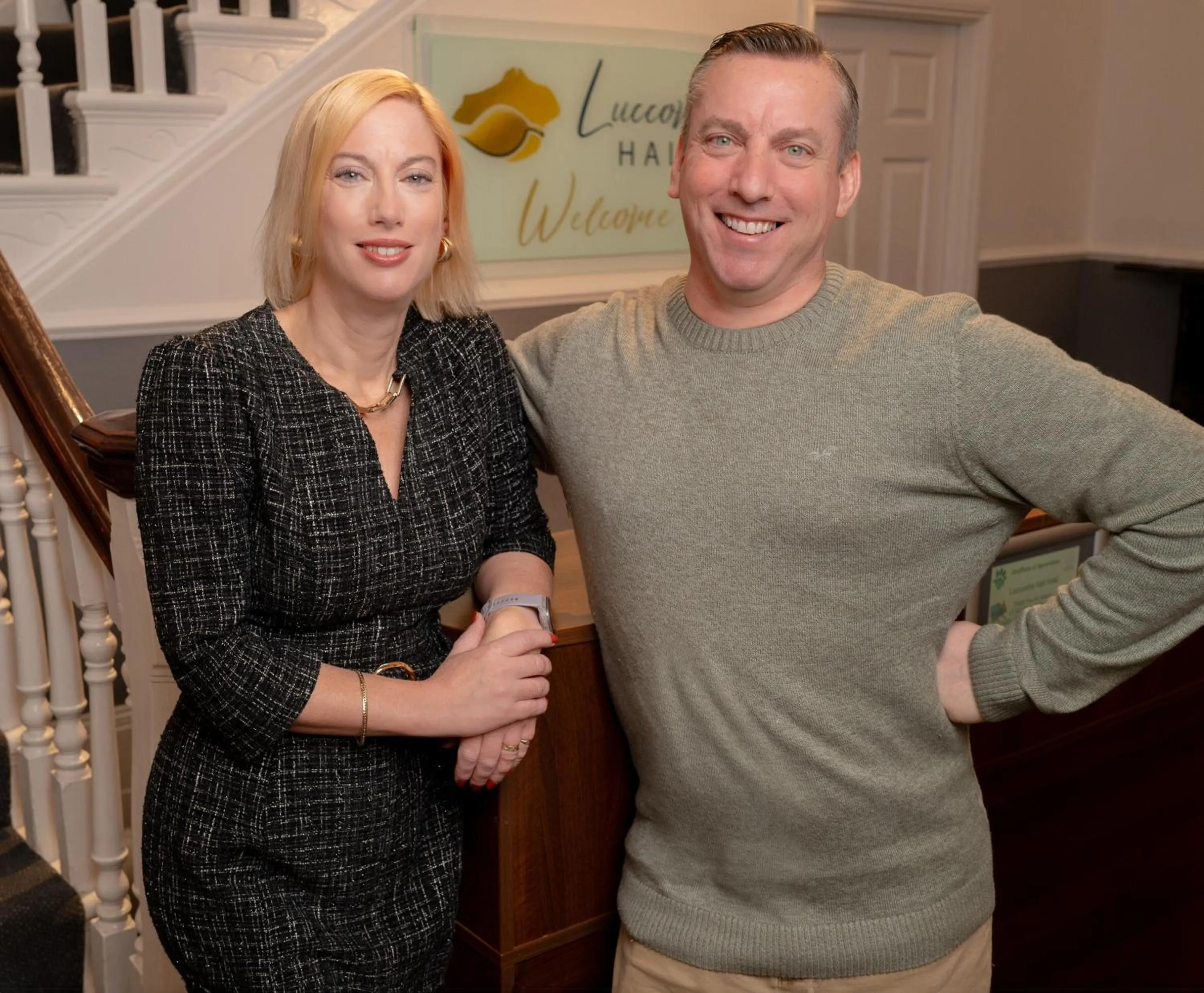 Lobby or reception in Luccombe Hall Hotel