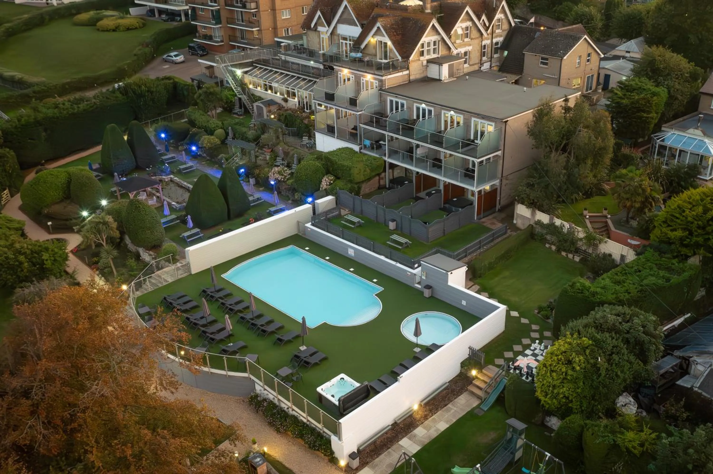 Property building in Luccombe Hall Hotel