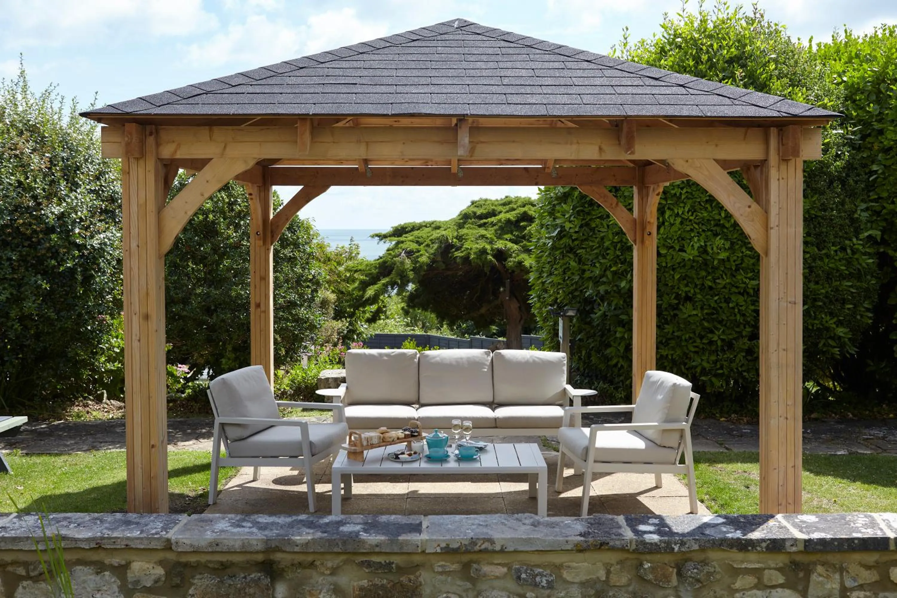 Garden in Luccombe Hall Hotel