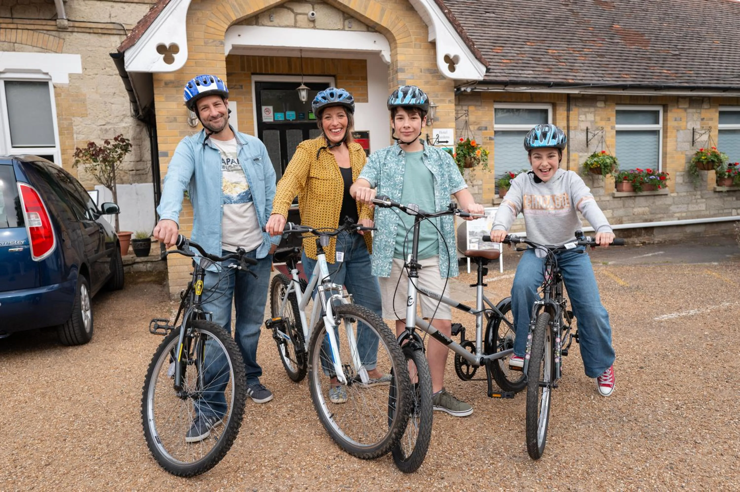 Cycling in Luccombe Hall Hotel