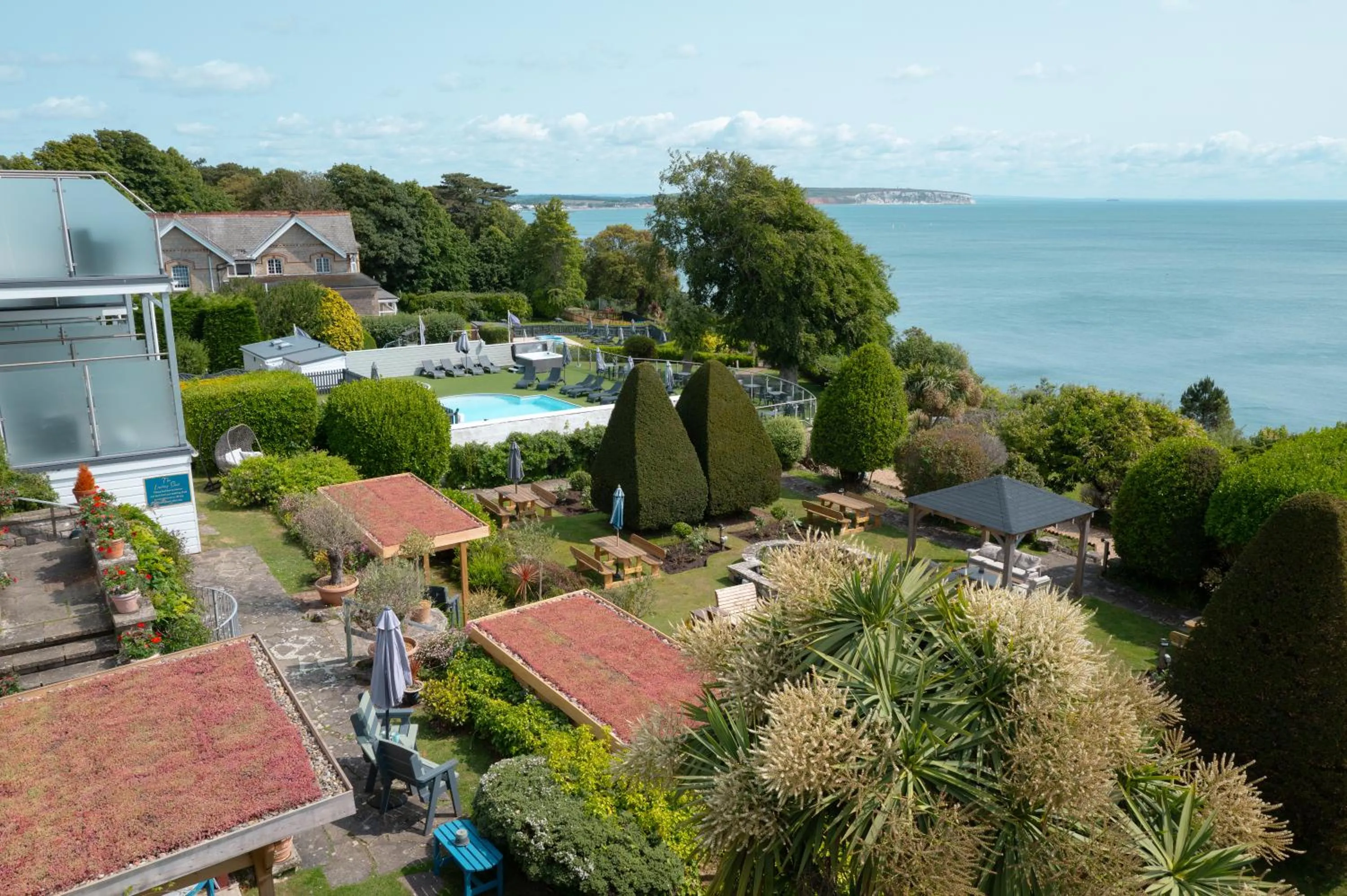 Garden in Luccombe Hall Hotel