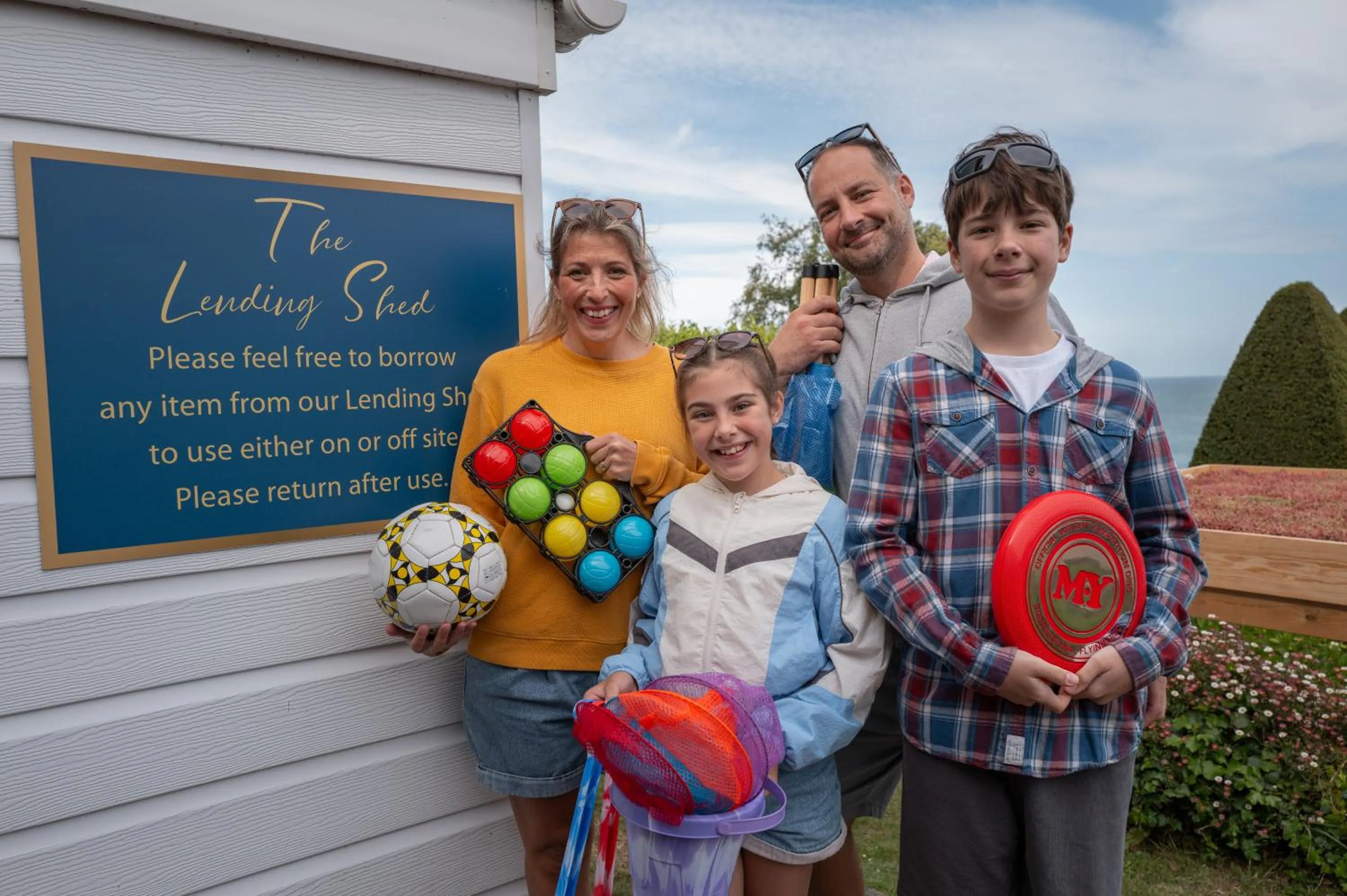 Garden in Luccombe Hall Hotel