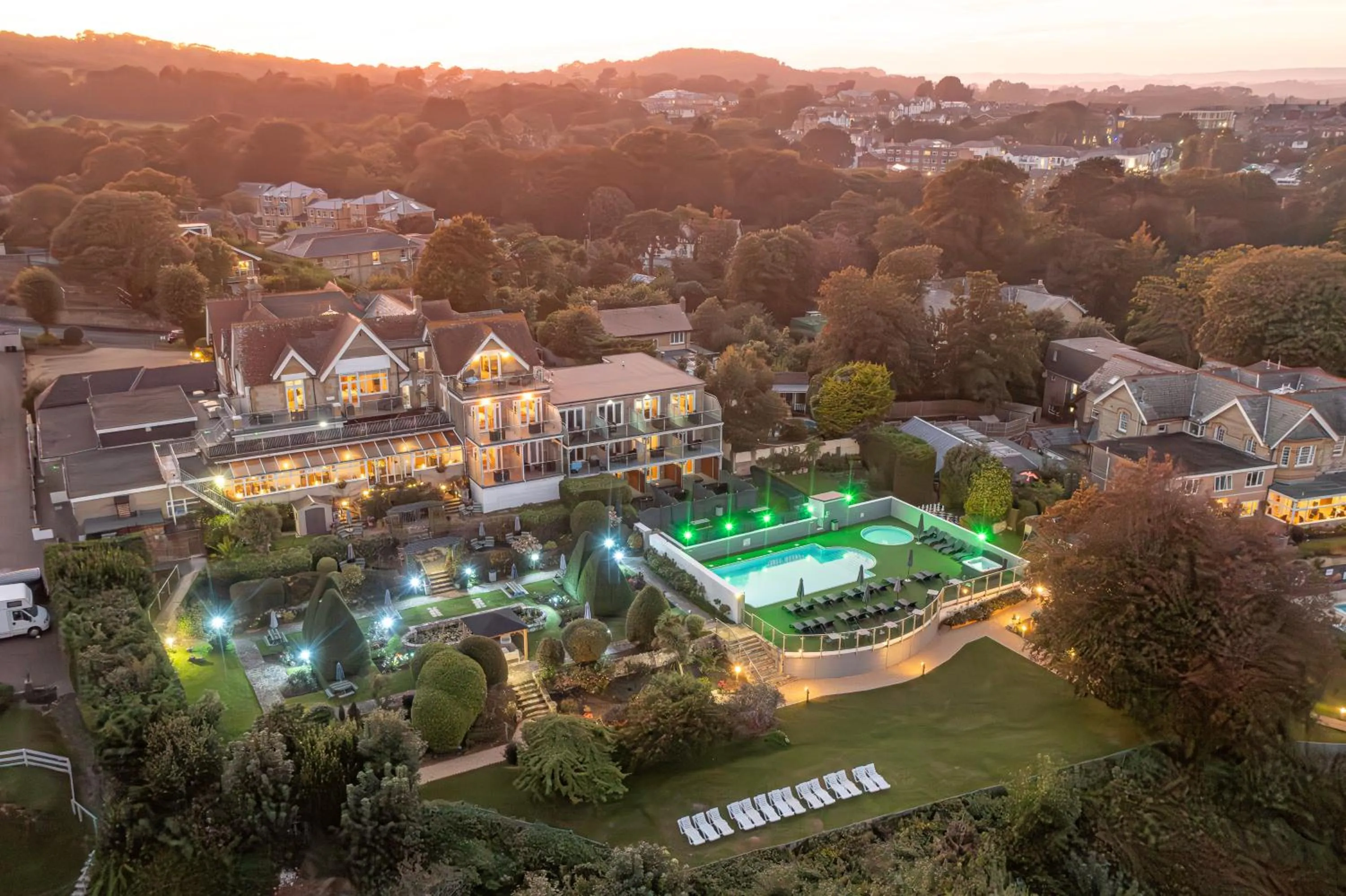 Property building in Luccombe Hall Hotel