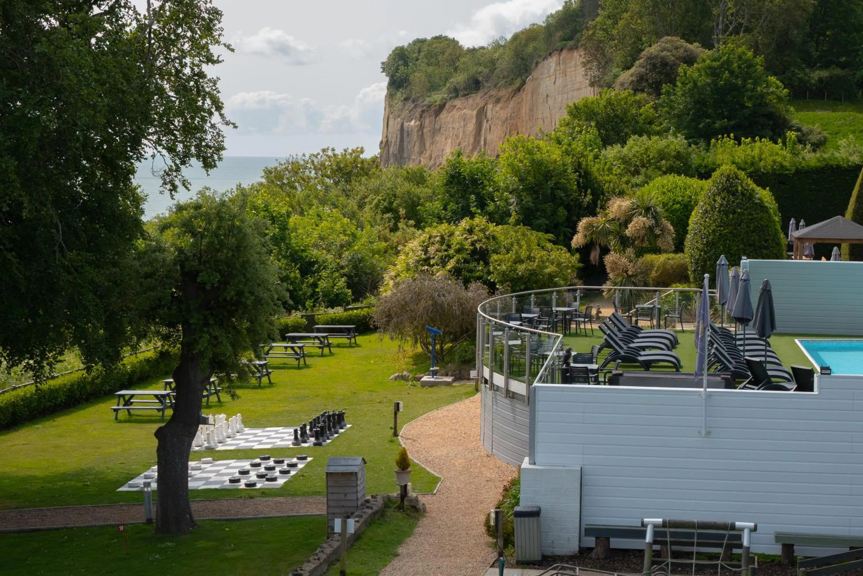 Garden in Luccombe Hall Hotel