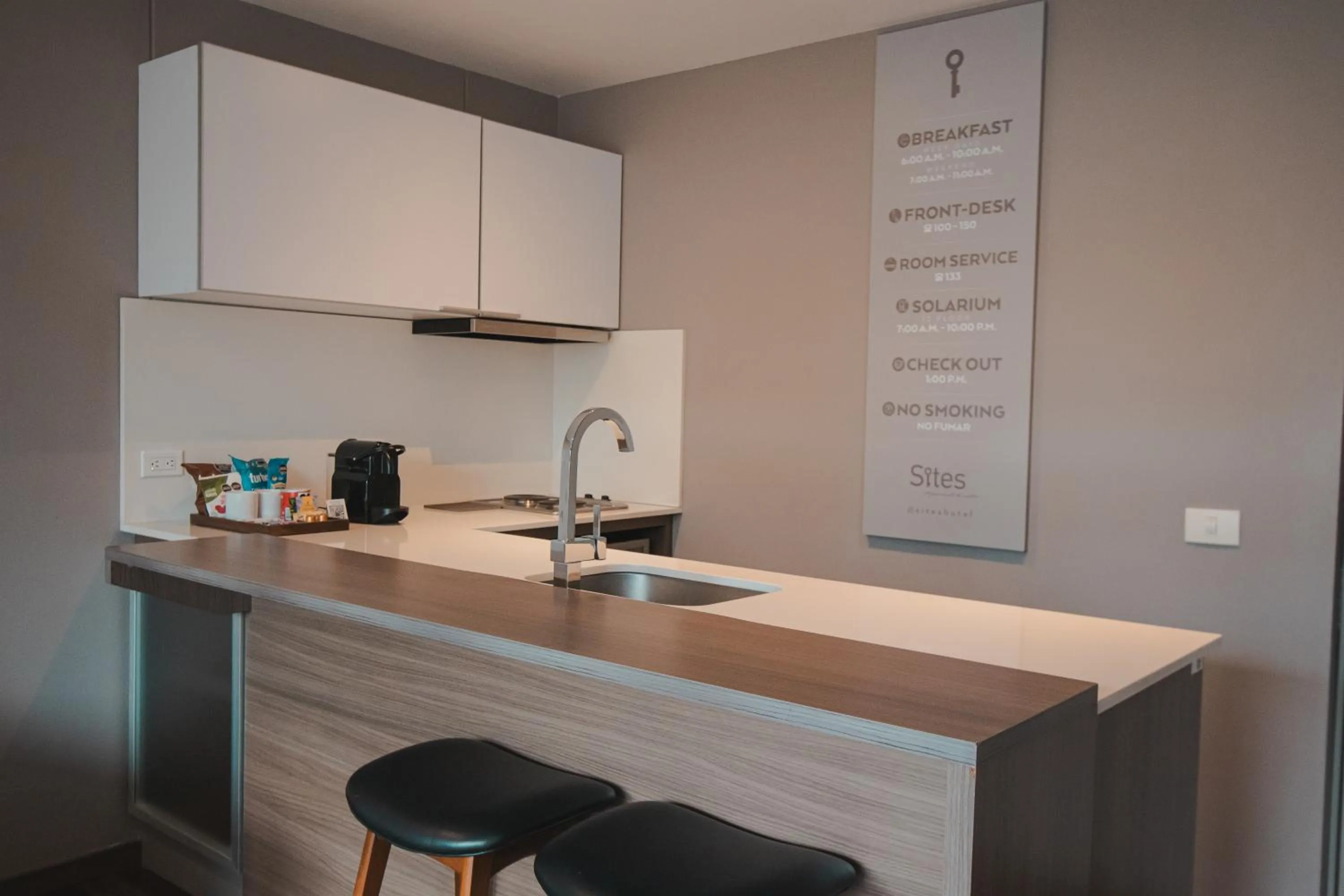 kitchen in Sites Hotel