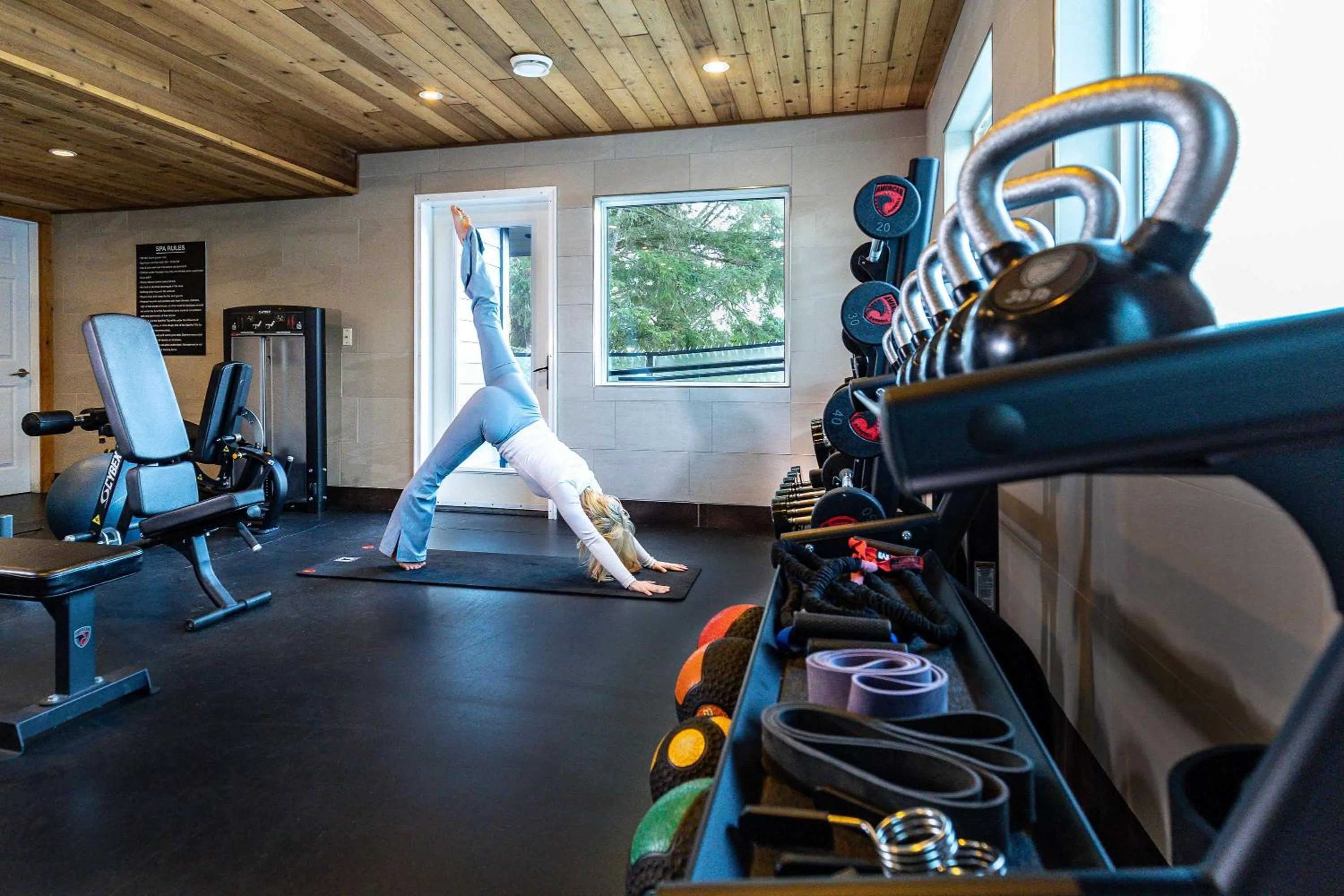 Fitness centre/facilities in Best Western Plus Tin Wis Resort