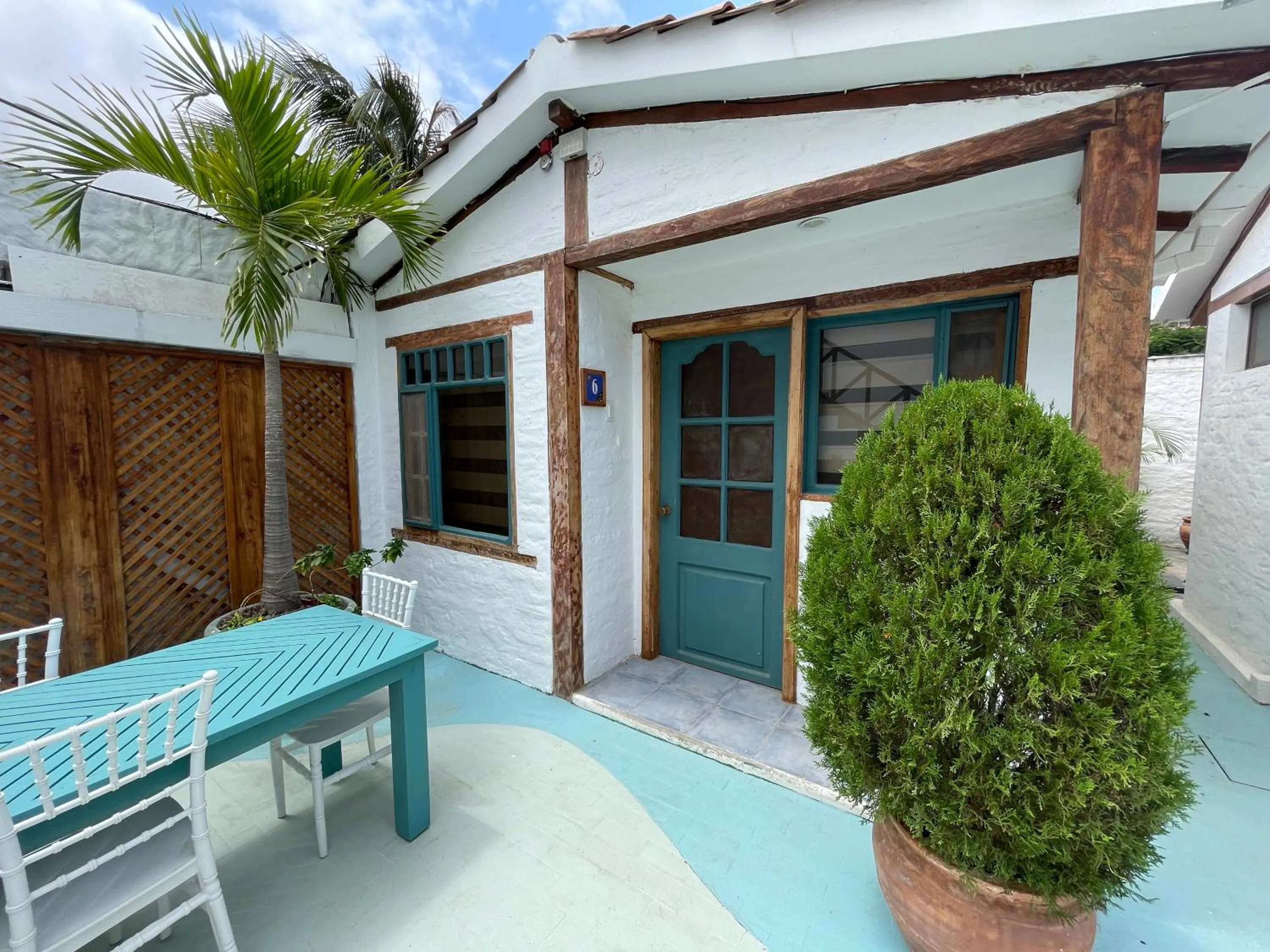 Patio in Hosteria Punta Blanca