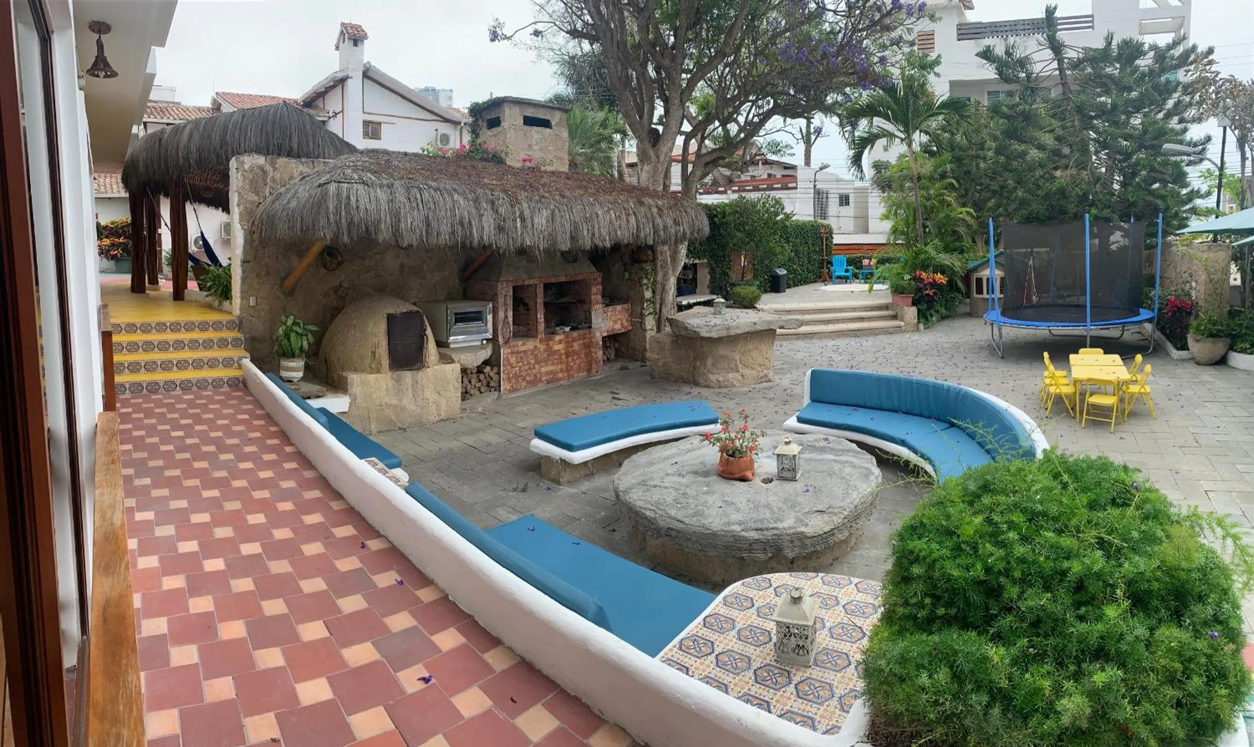 Patio in Hosteria Punta Blanca