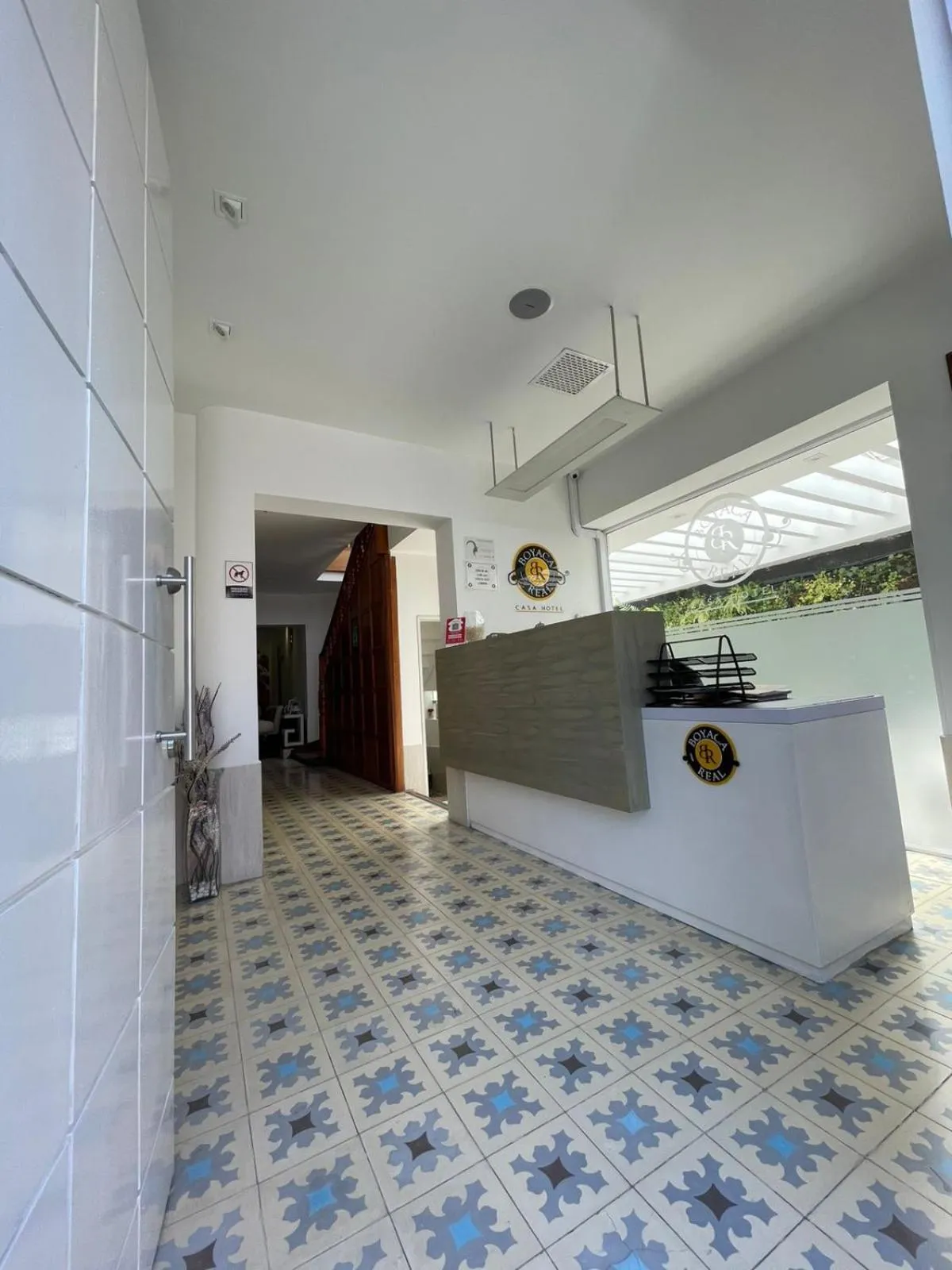 Lobby or reception in Casa Hotel Boyaca Real