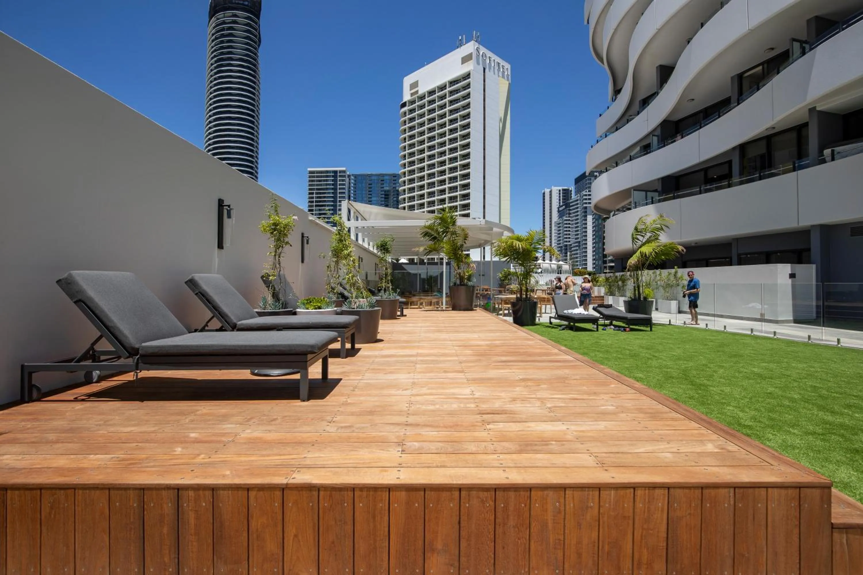 Patio in The Wave Resort