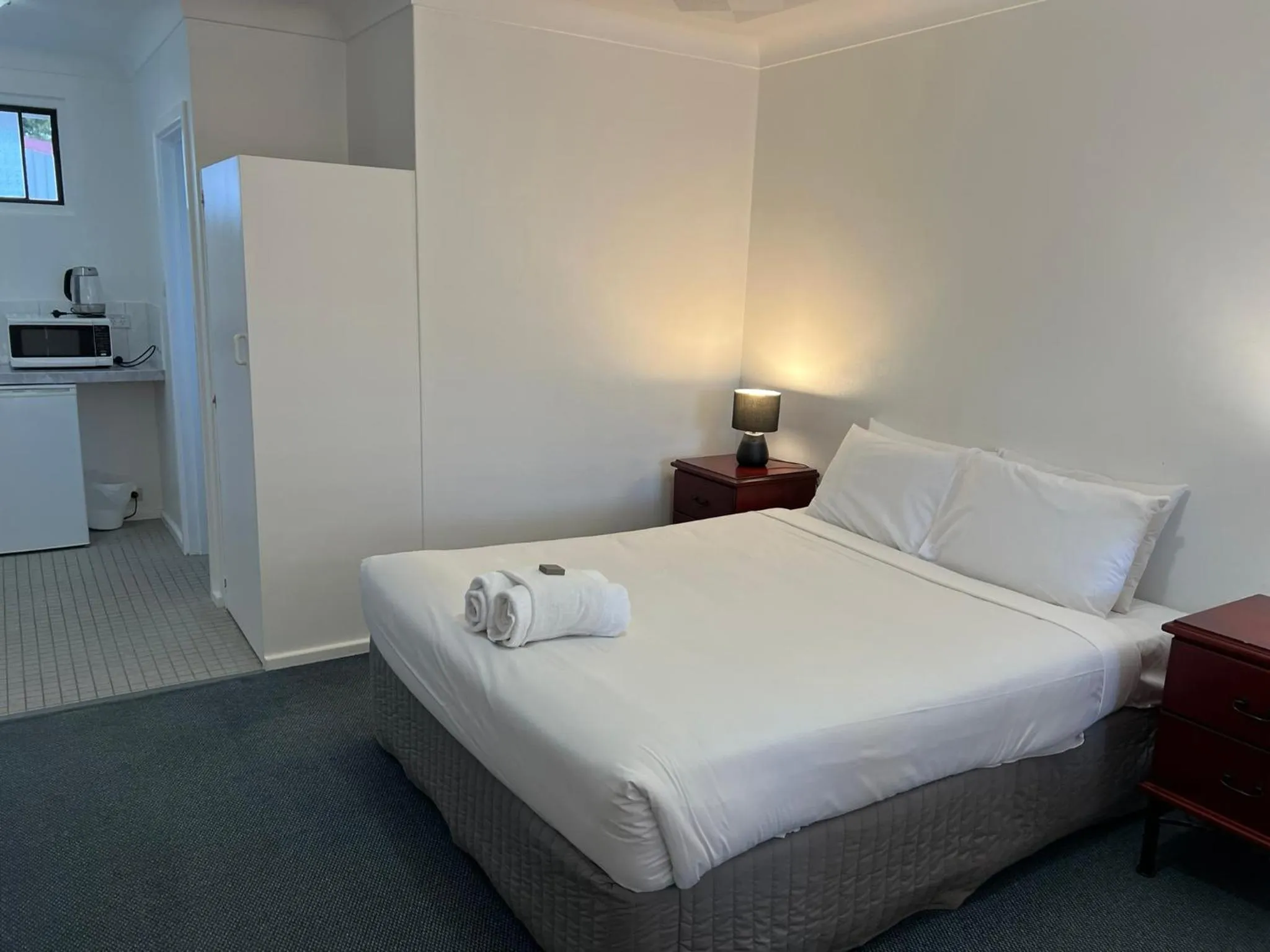 Bed in Karri Forest Motel