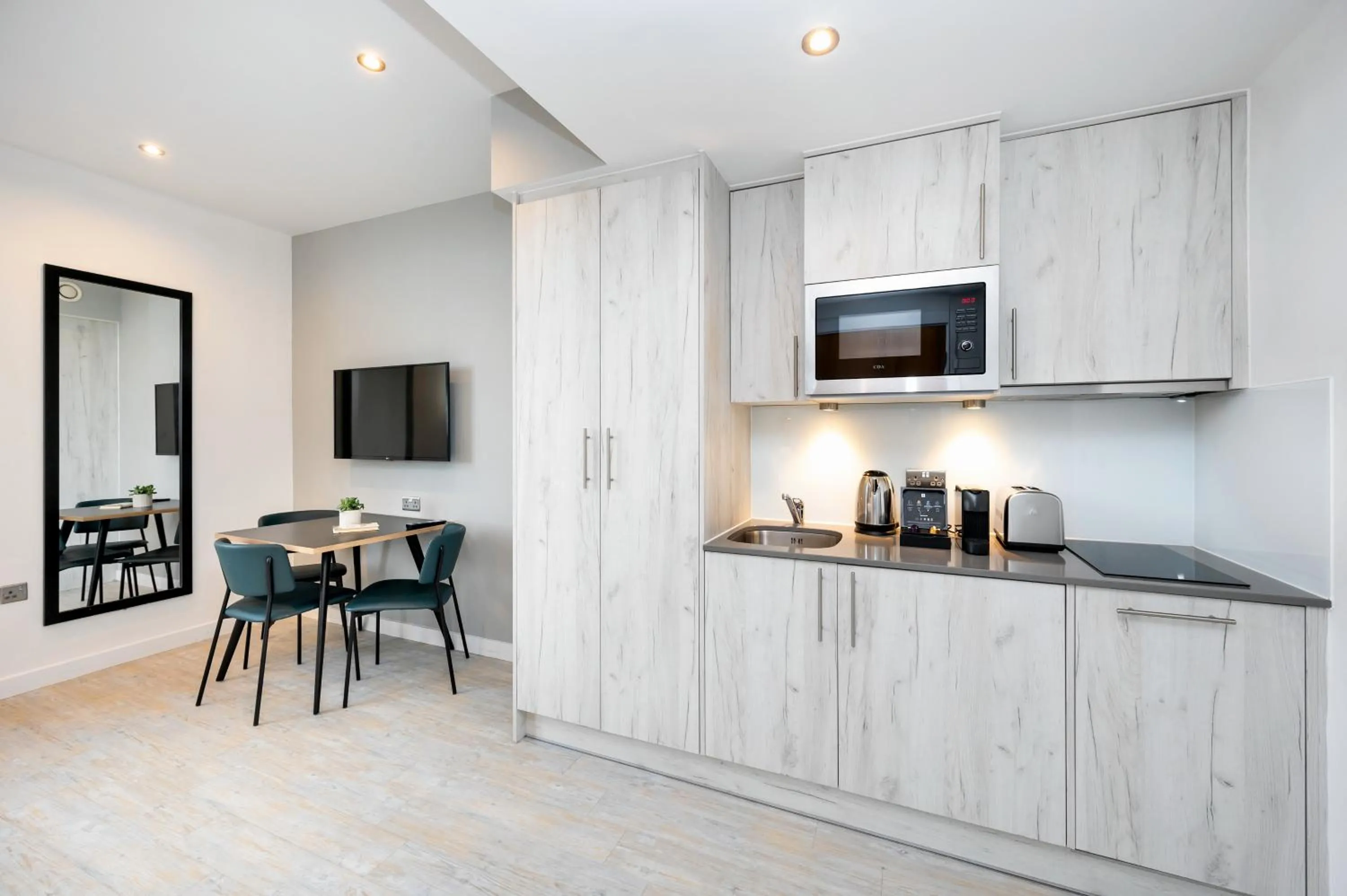 Kitchen or kitchenette in Staycity Aparthotels Liverpool Waterfront