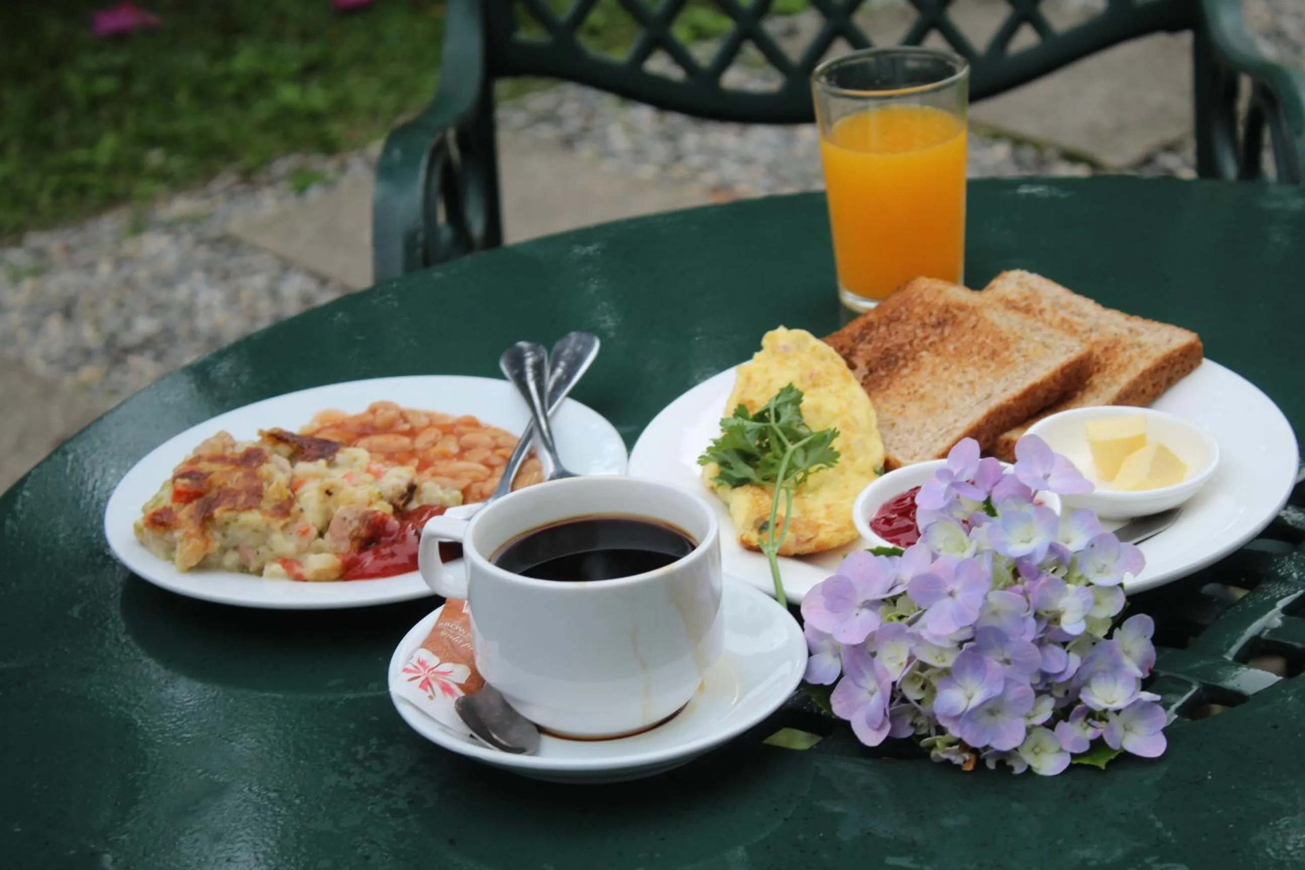 Breakfast in Wyndham Garden Shahzan Fraser's Hill