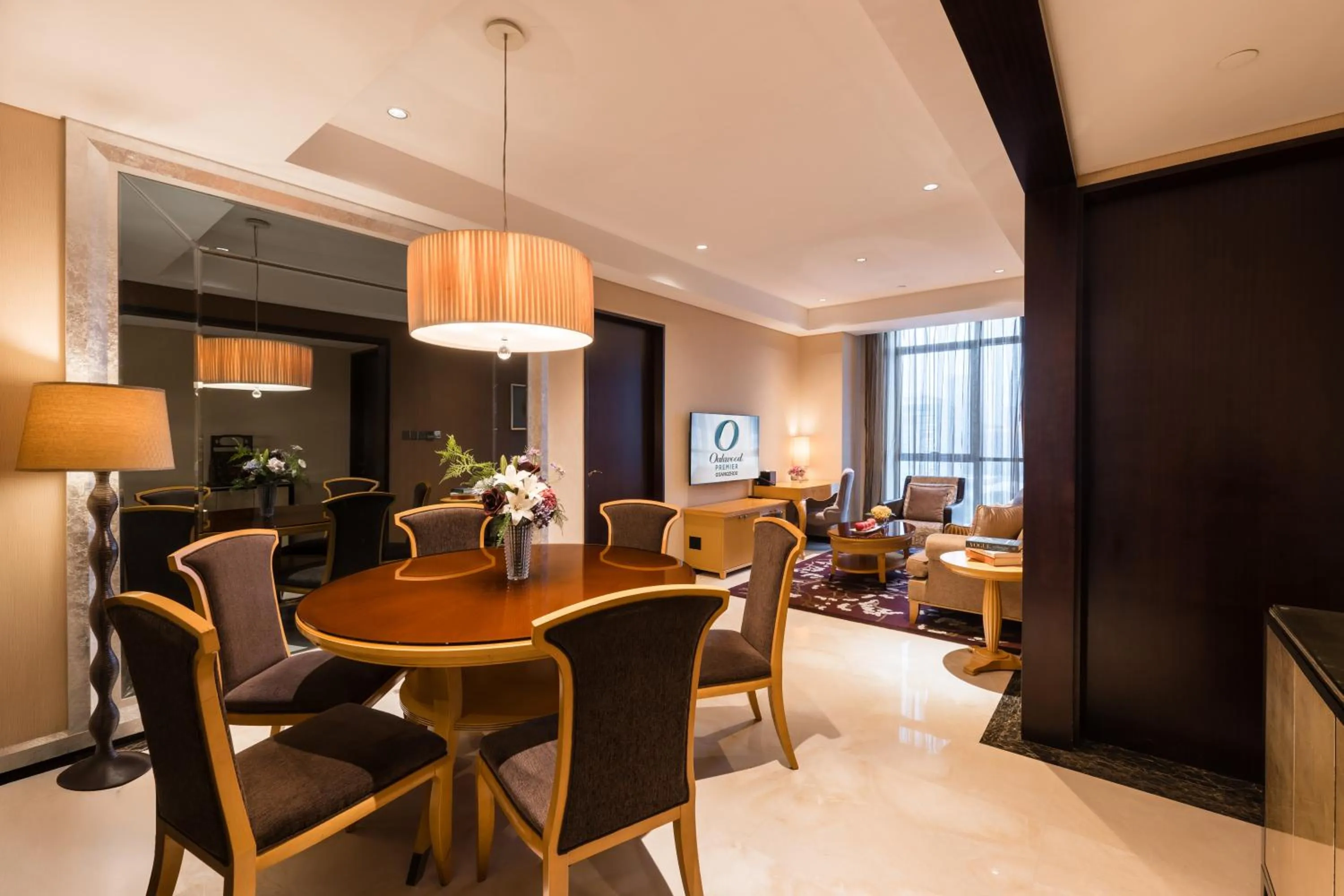 Living room in Oakwood Premier Guangzhou