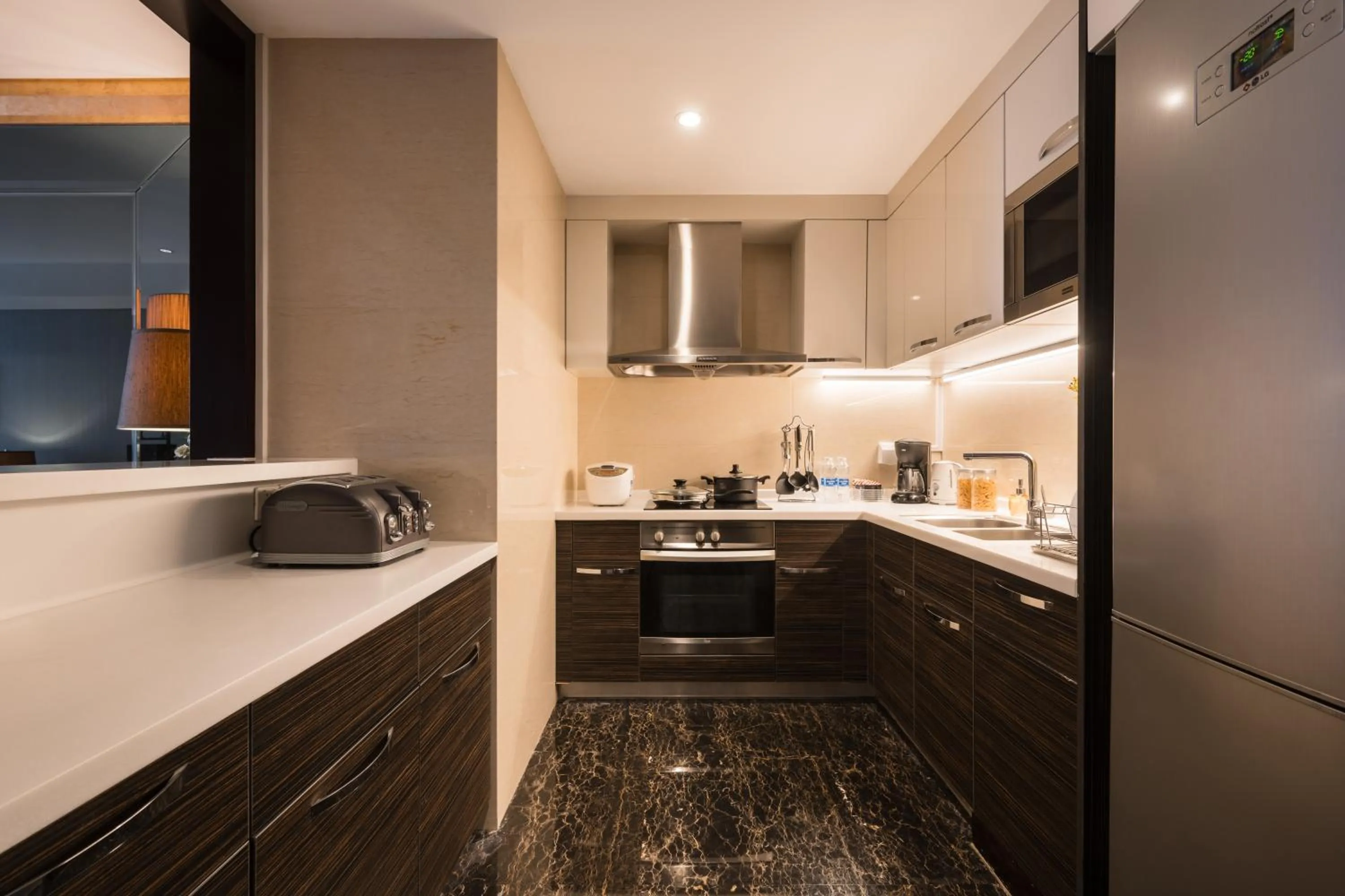 kitchen in Oakwood Premier Guangzhou