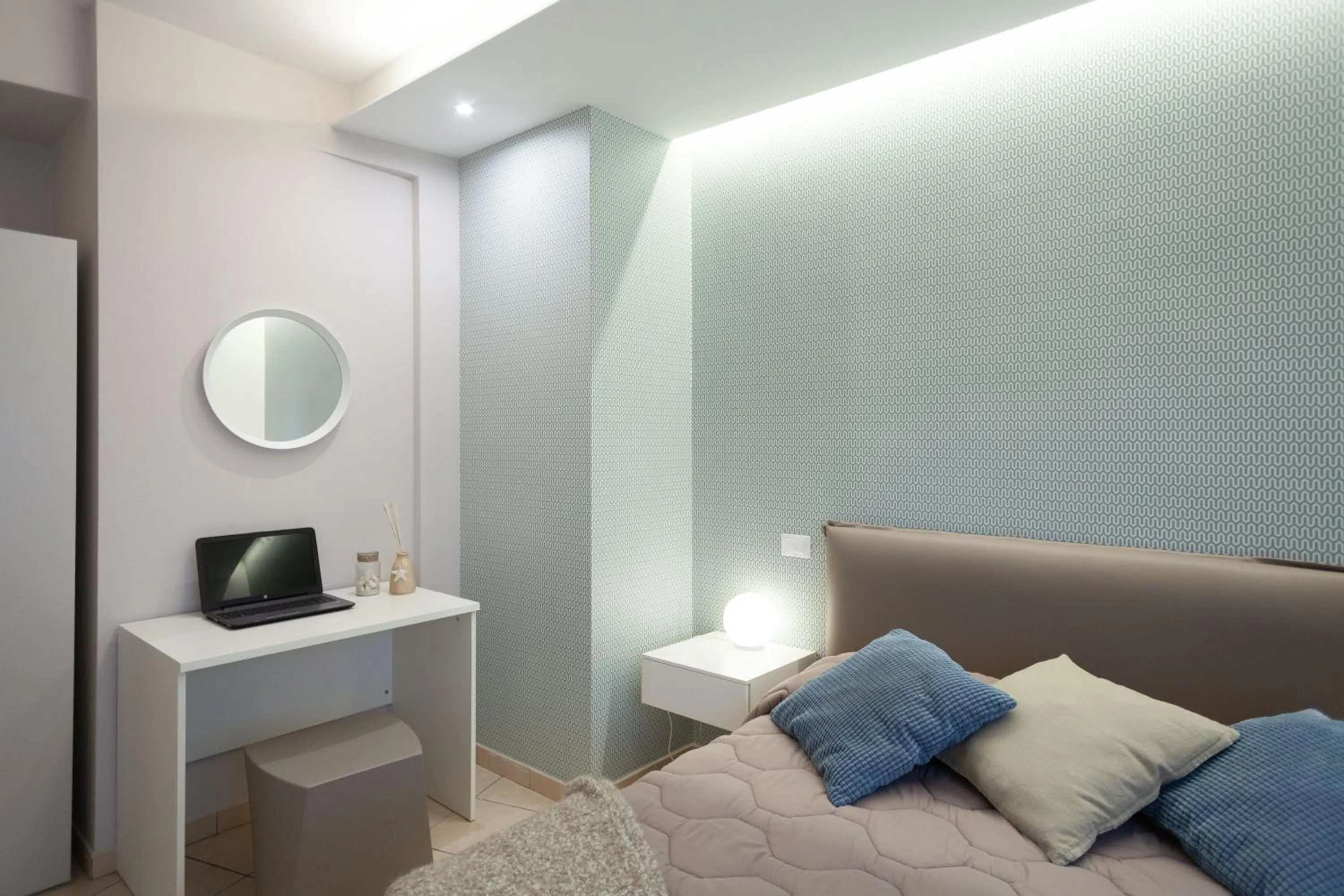 Photo of the whole room, Bed in Residenza Alma