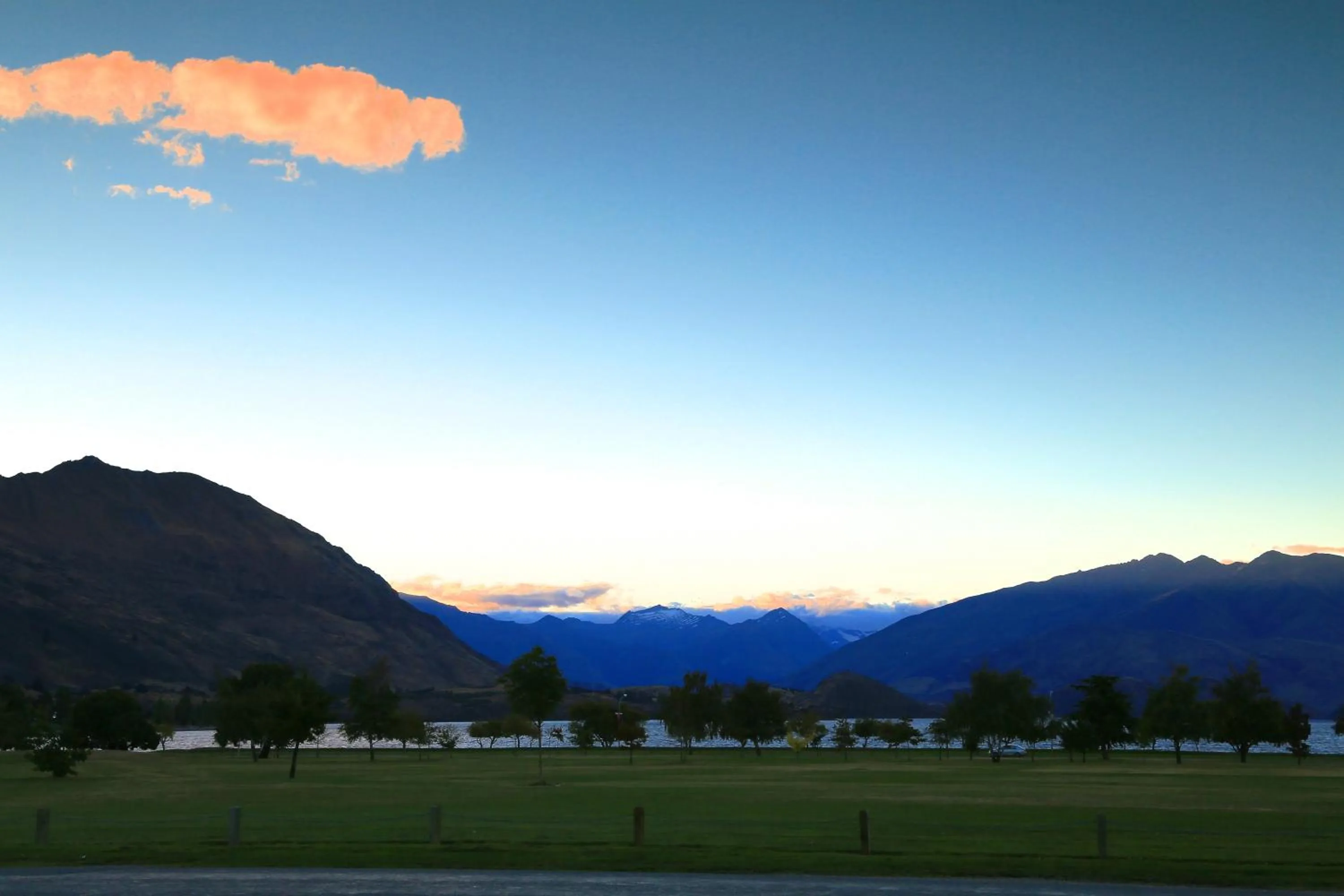 Lake view in Wanaka View Motel