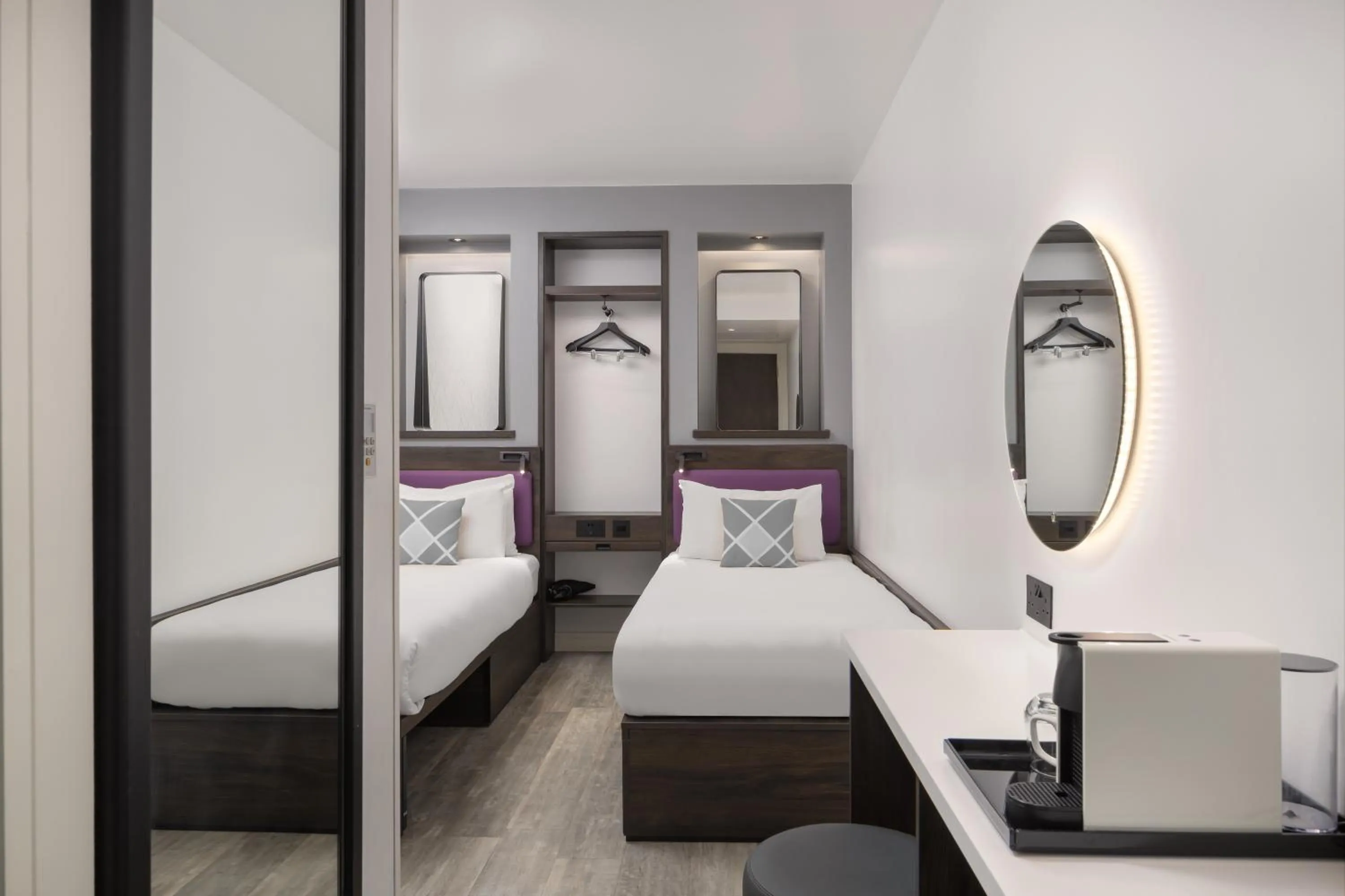 Bedroom, Bed in Four Points Flex by Sheraton London Shoreditch East