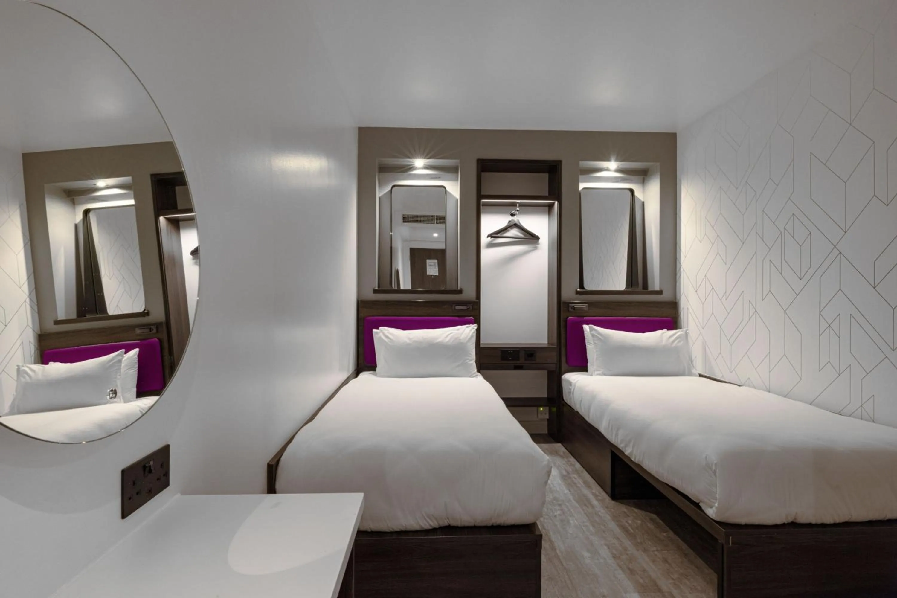 Photo of the whole room, Bed in YOTEL London Shoreditch