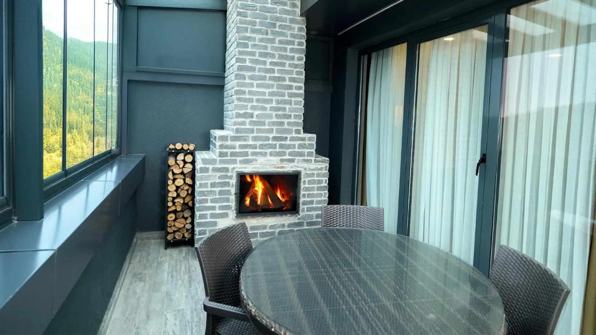 fireplace in Hilas Thermal Resort Spa & Aquapark