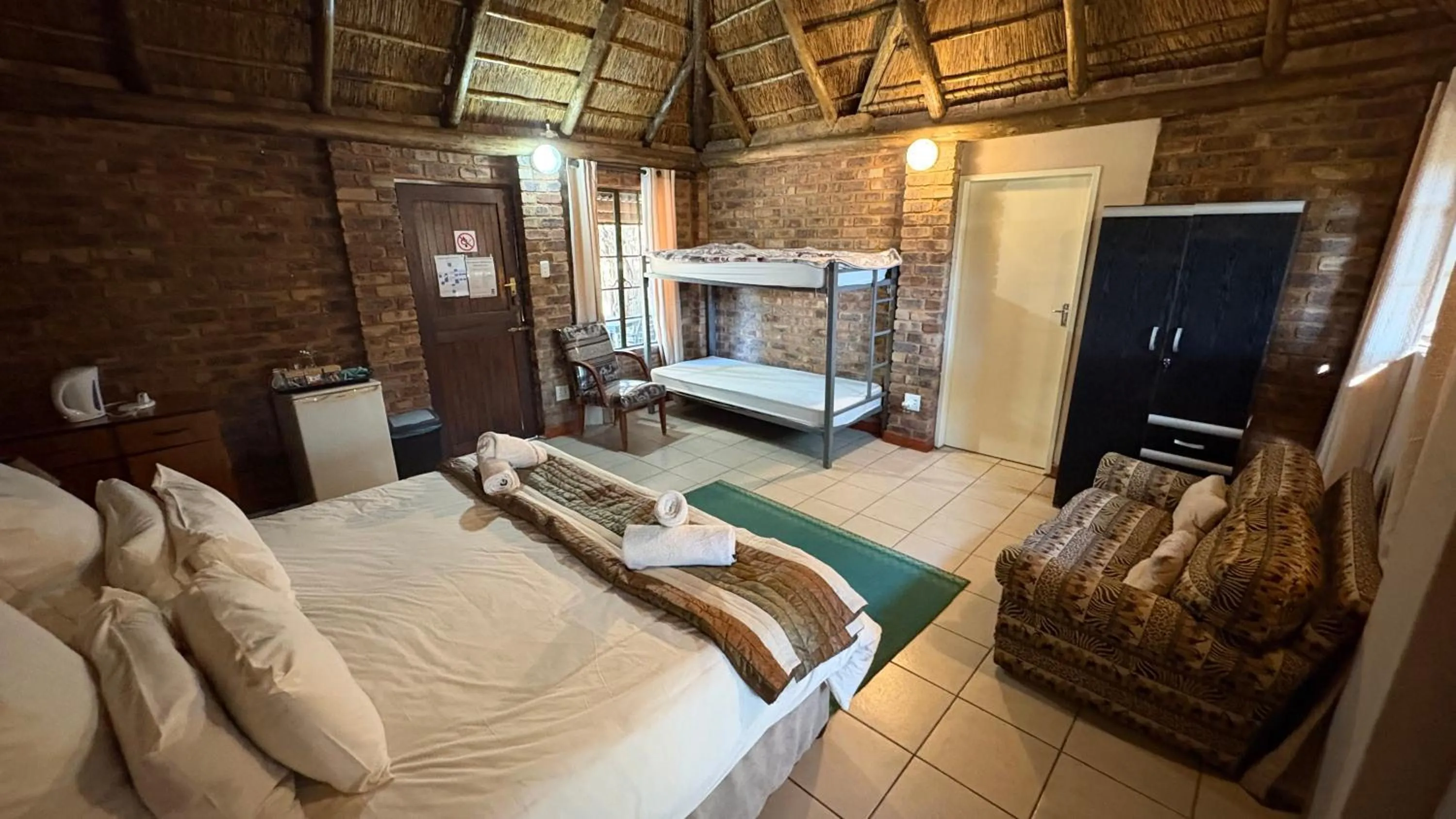 Bed in Roaring Sky Base Camp