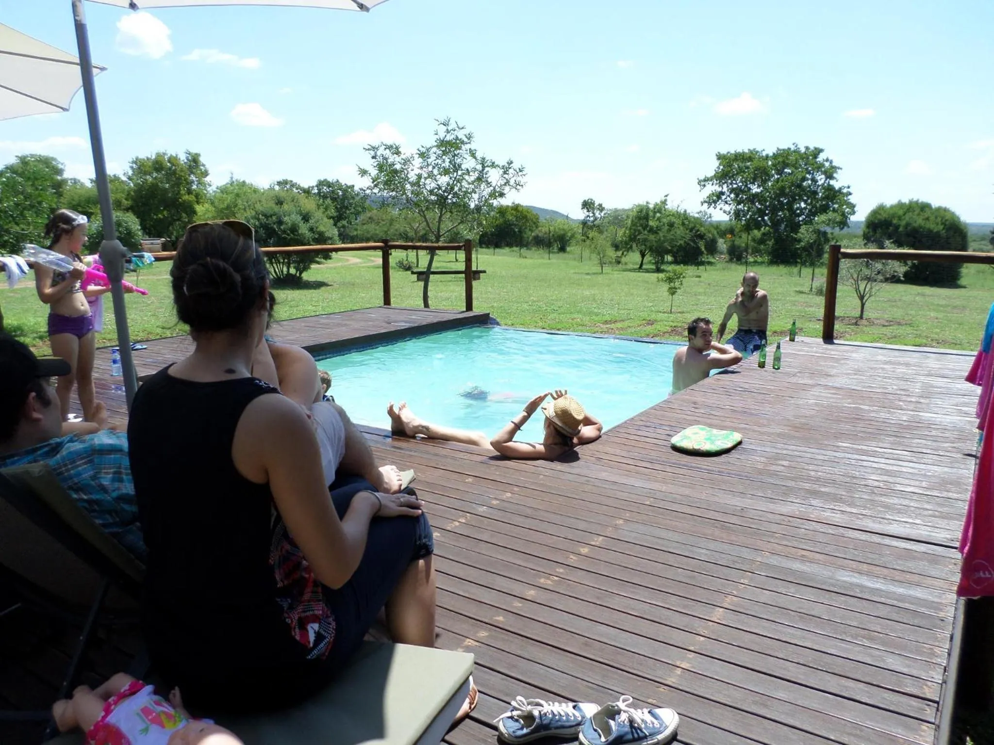 Swimming pool in Roaring Sky Base Camp