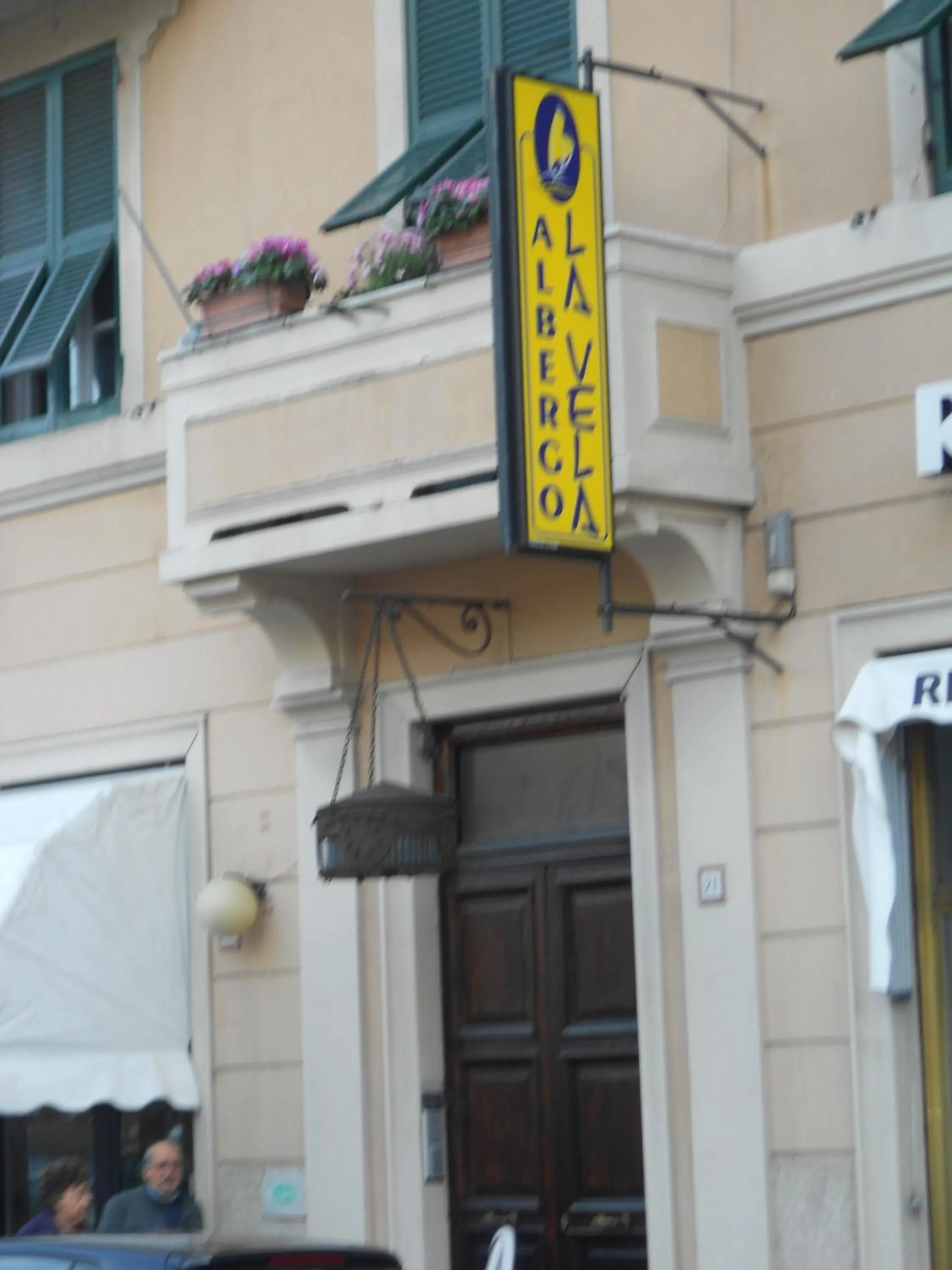 Facade/entrance in Albergo La Vela