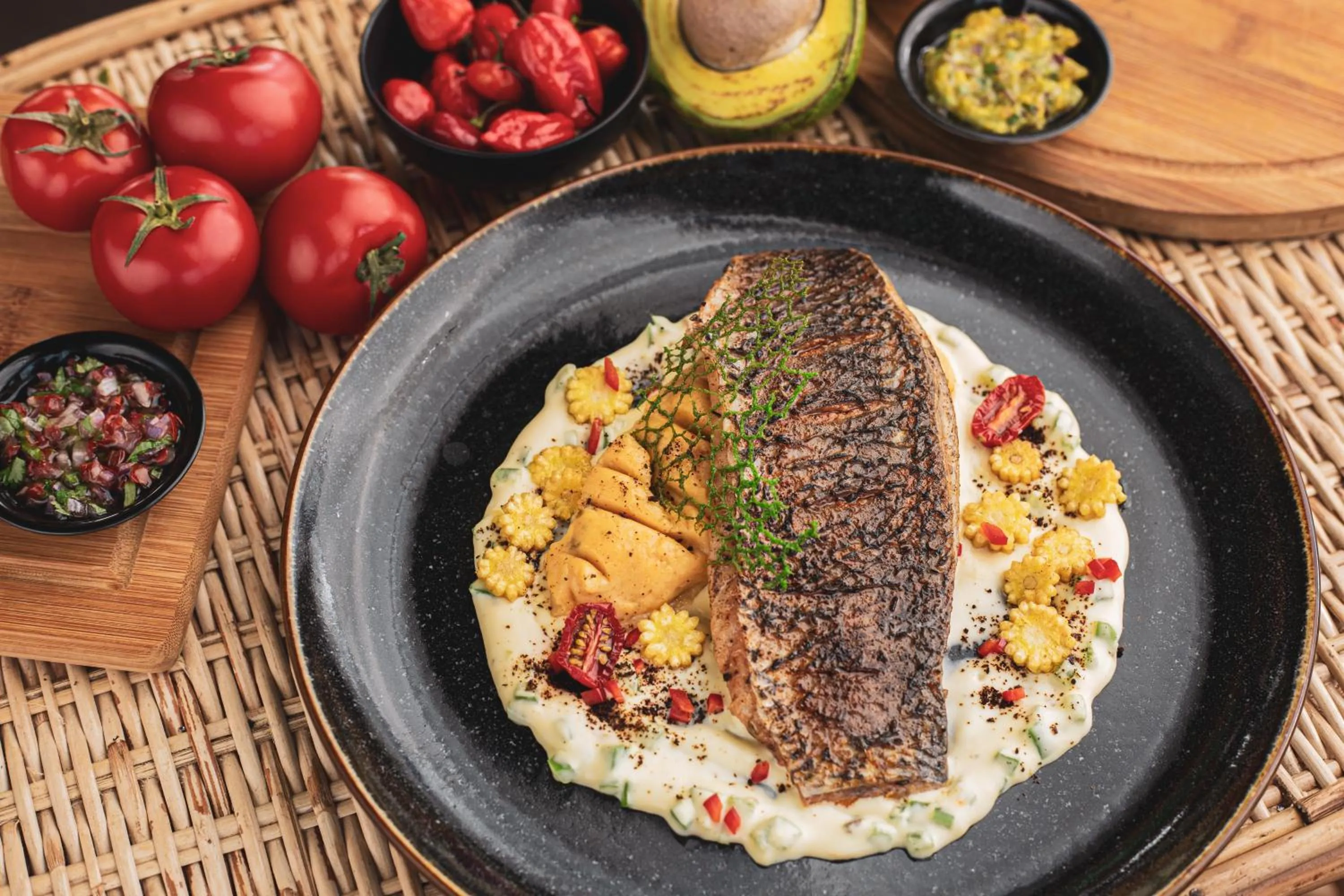 Food close-up in Trillium Boutique City Hotel