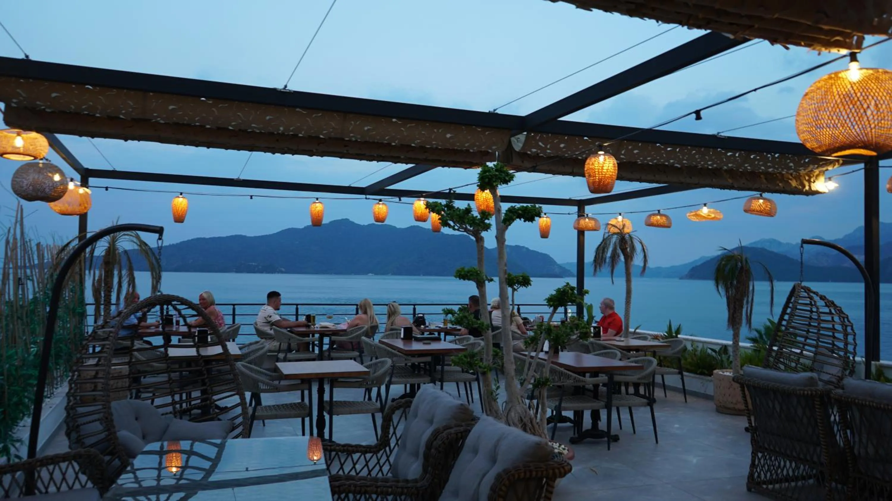 Patio in Cle Beach Boutique Hotel