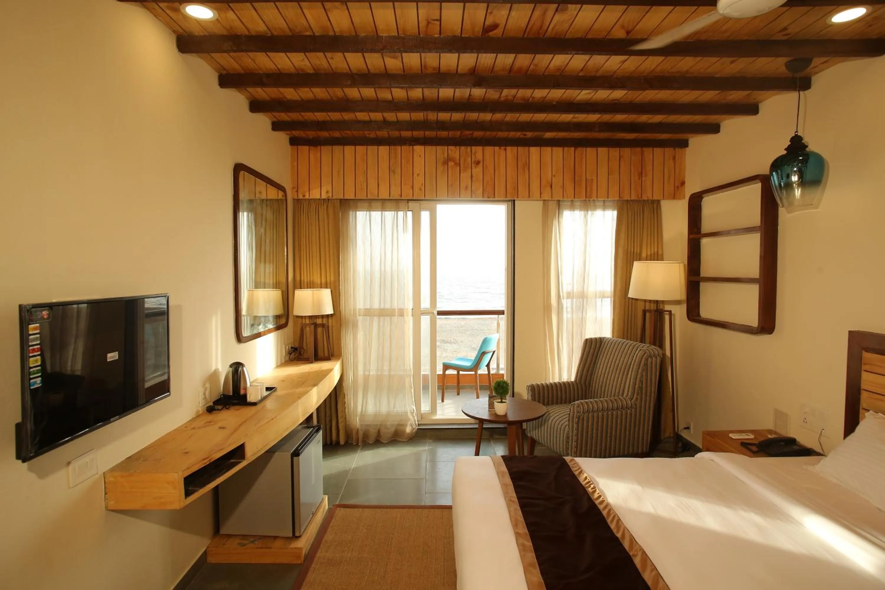 Bed in The Fern Leo Beach Resort , Madhavpur